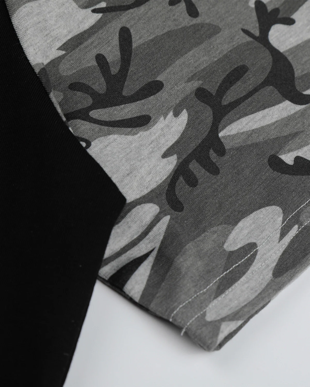 Camo Sleeve Graphic Boxy T-Shirt | Inflation Streetwear - Image 13