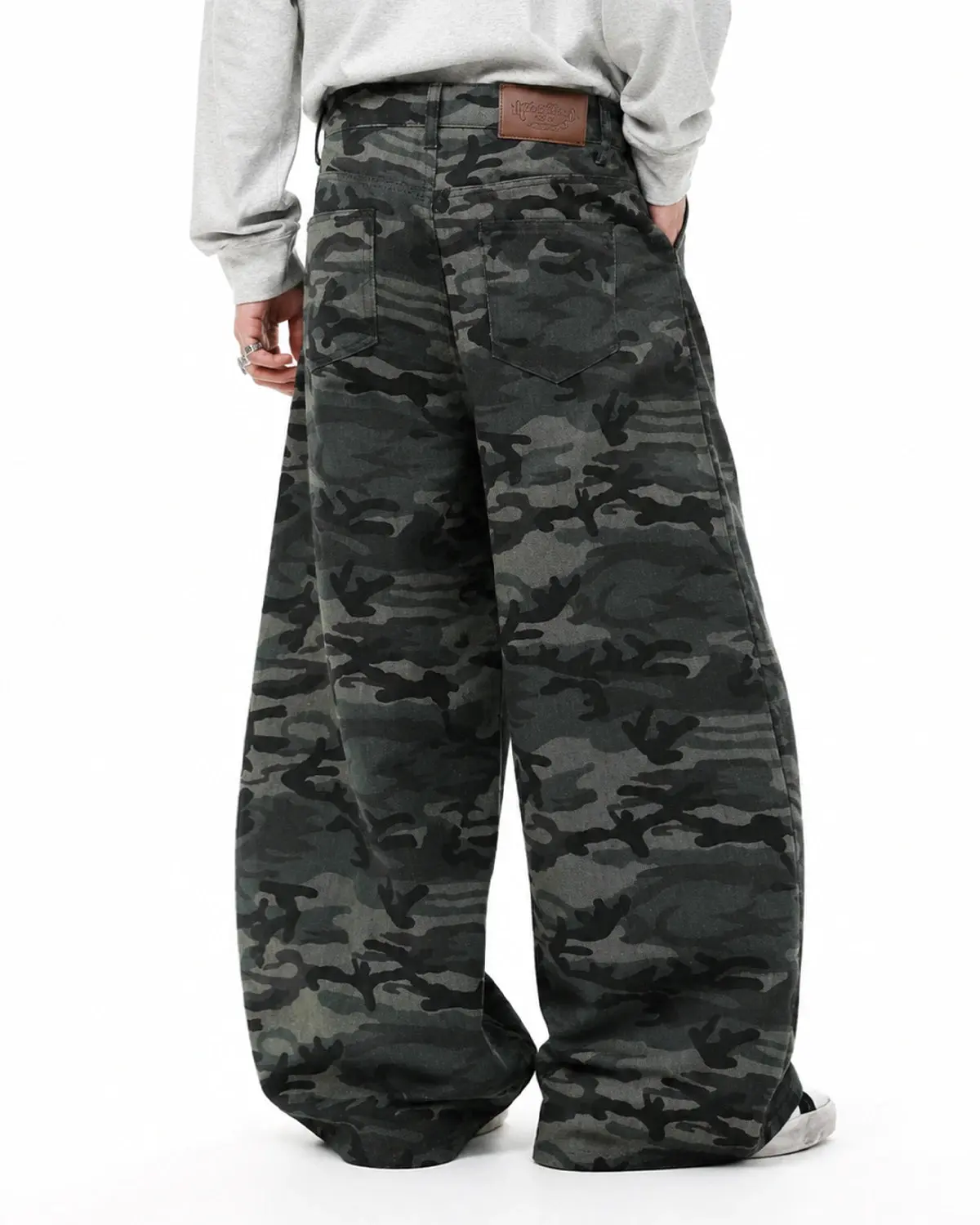 Rhinestone Camo Barrel Pants | Inflation Streetwear - Image 6