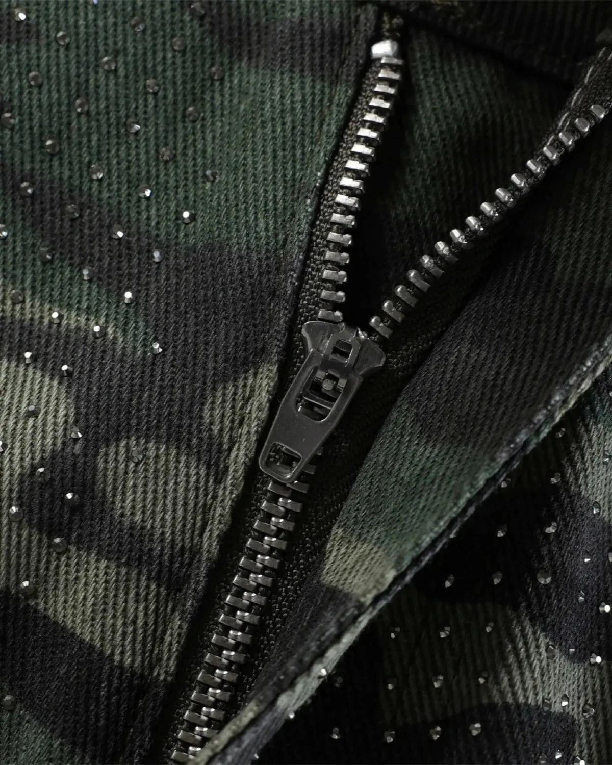 Rhinestone Camo Barrel Pants | Inflation Streetwear - Image 8