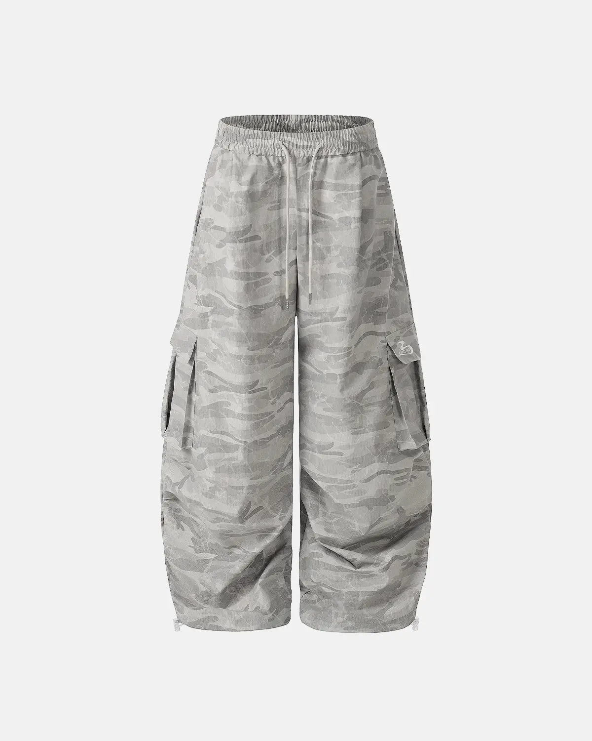 Camouflage Cargo Barrel Pants | Inflation Streetwear - Image 4