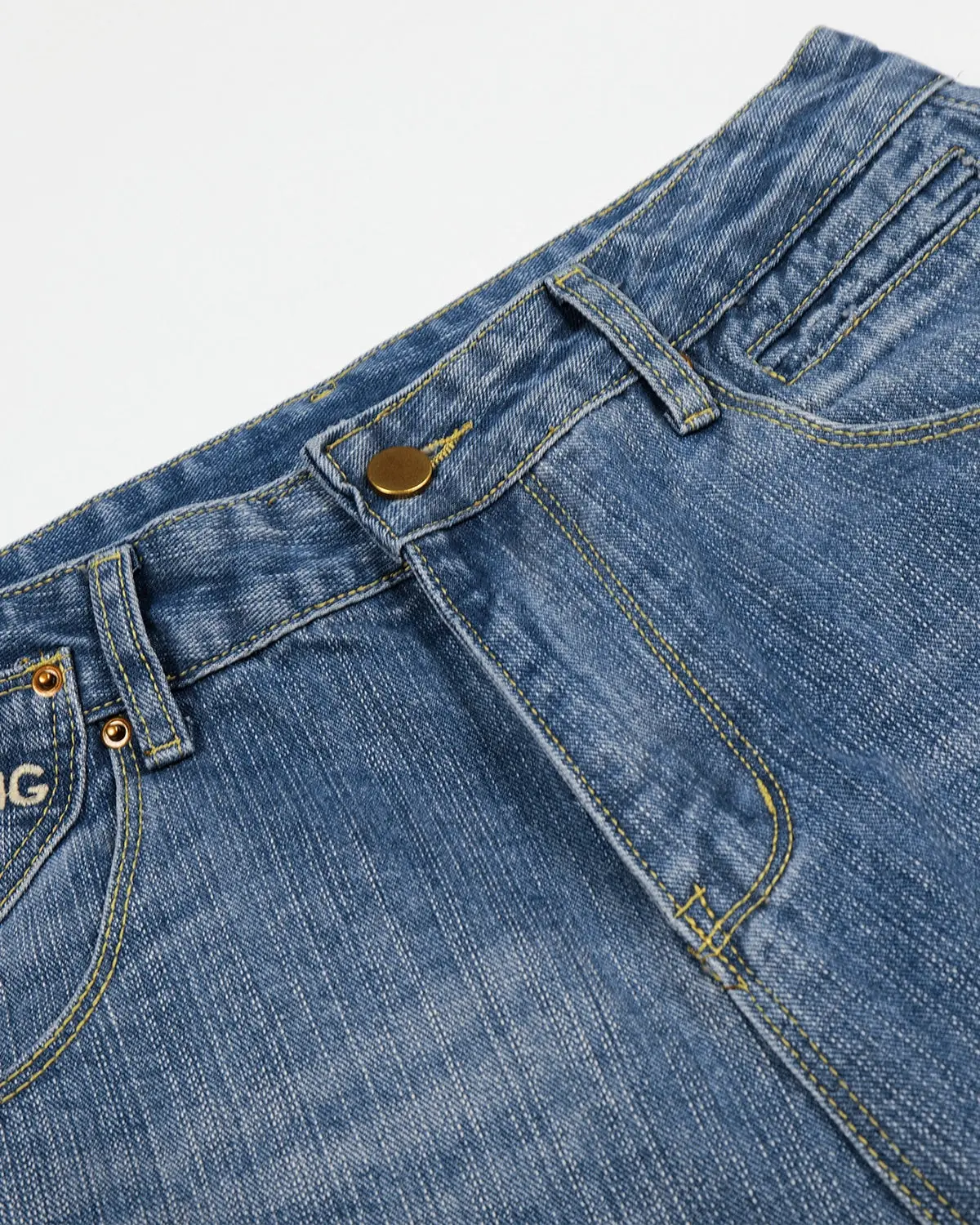 Cinch Back Bamboo Weave Long Jorts | Inflation Streetwear - Image 9