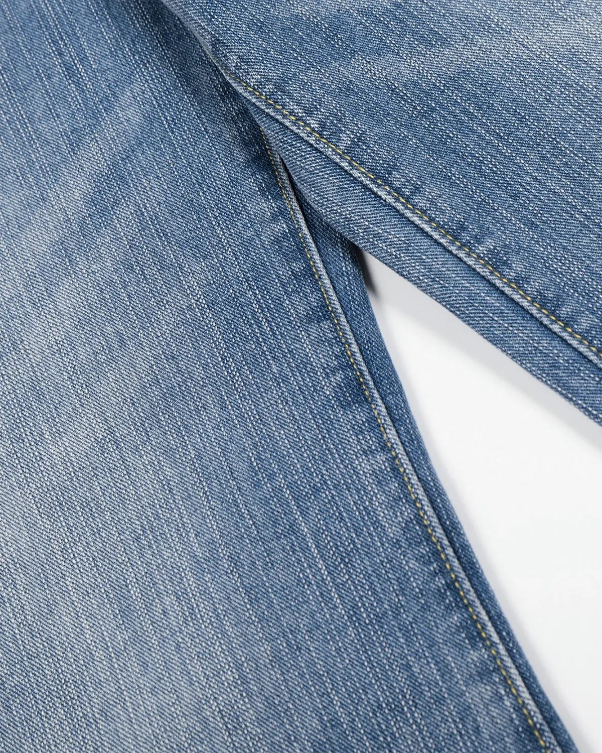 Cinch Back Washed Bamboo Weave Baggy Jeans | Inflation Streetwear - Image 7