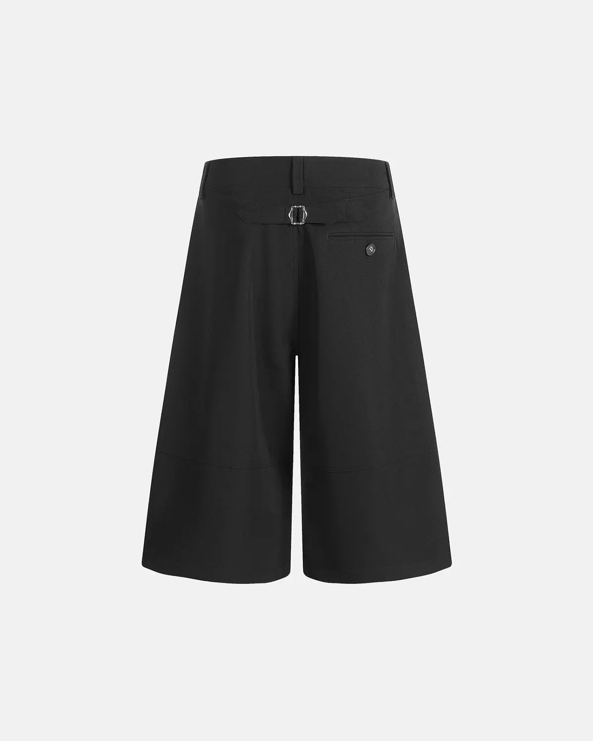 Pleated Cinch Back Tailored Shorts | Inflation Streetwear - Image 2