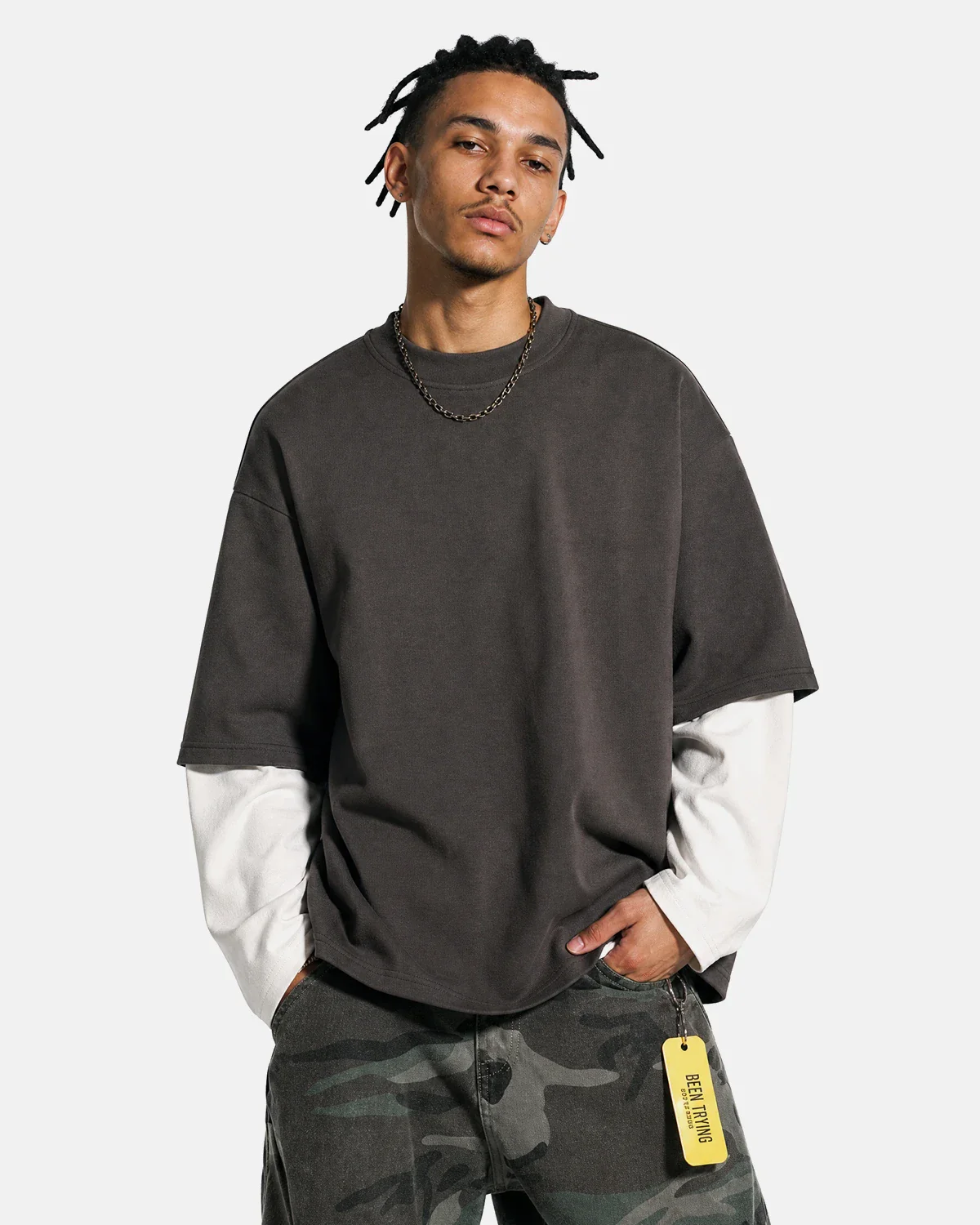 Color Block Long Sleeve Tees | Inflation Streetwear - Image 6
