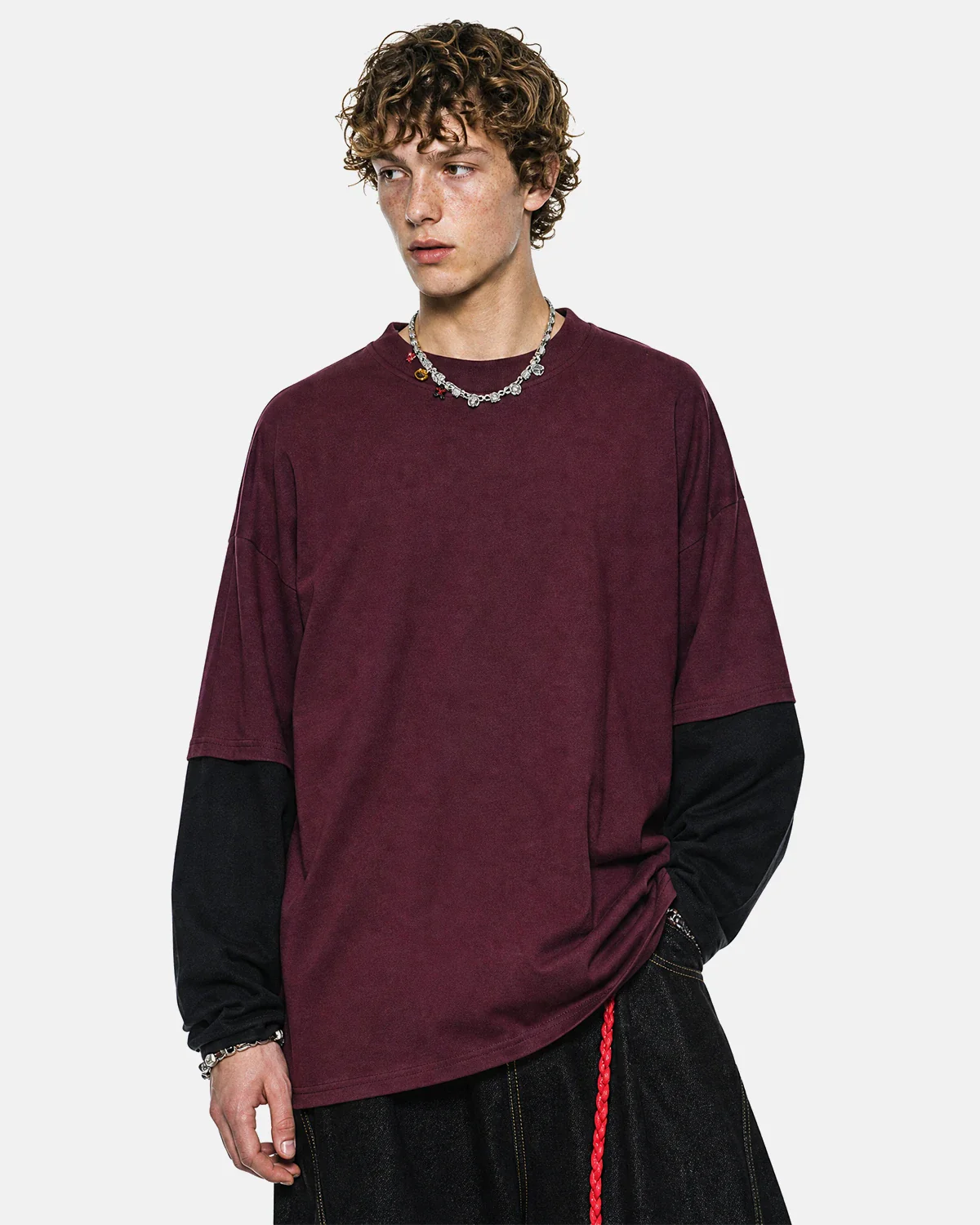 Color Block Long Sleeve Tees | Inflation Streetwear - Image 8