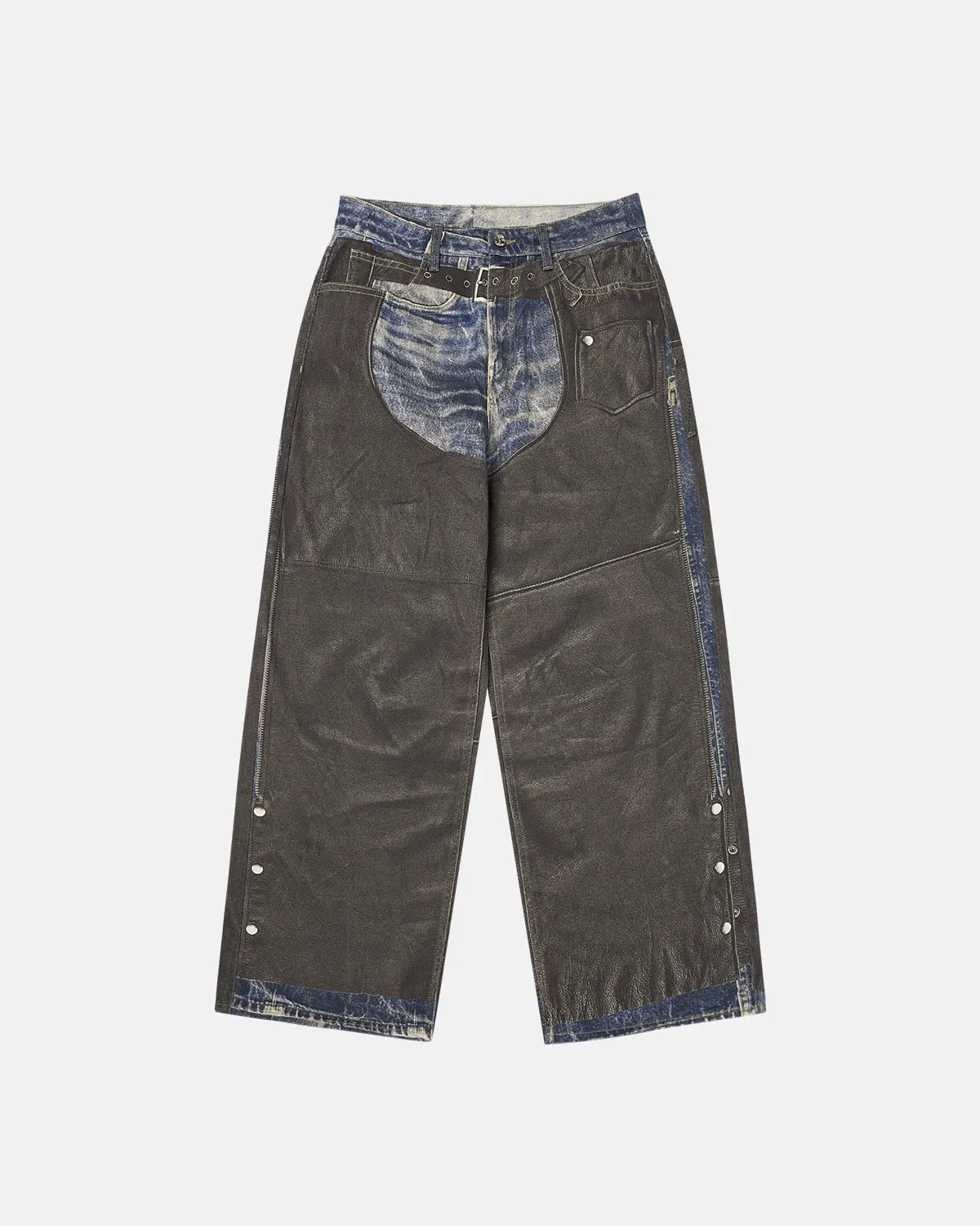 Colorblock Digital Printing Cotton Jeans | Inflation Streetwear - Image 3