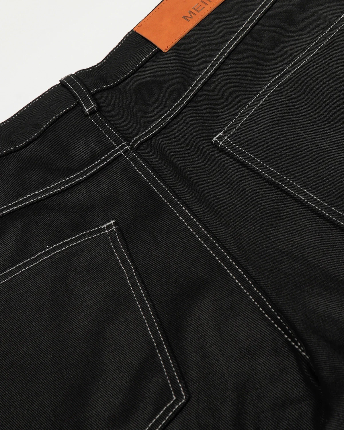 Contrast Stitch Baggy Barrel  Jeans | Inflation Streetwear - Image 12