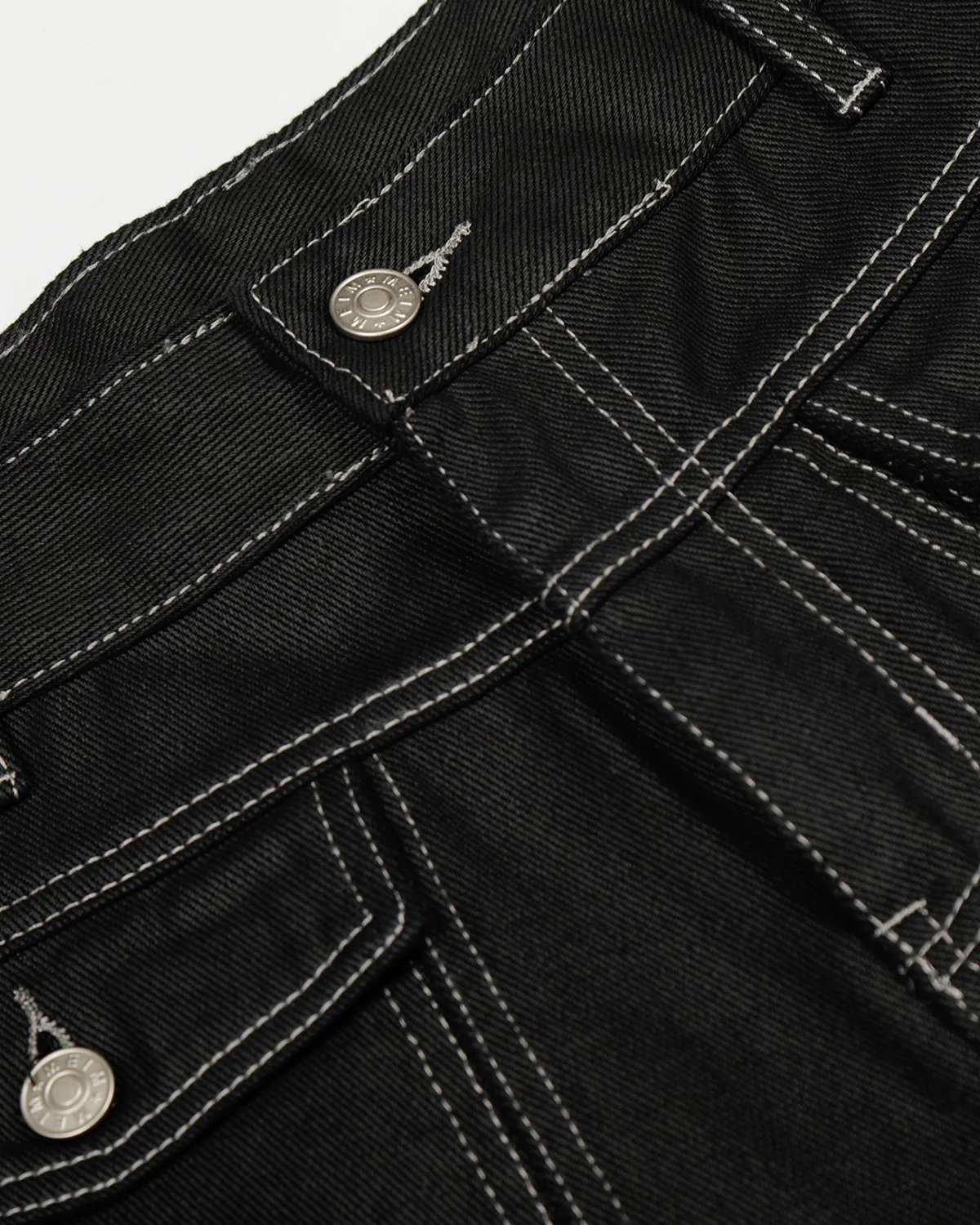 Contrast Stitch Baggy Barrel  Jeans | Inflation Streetwear - Image 8