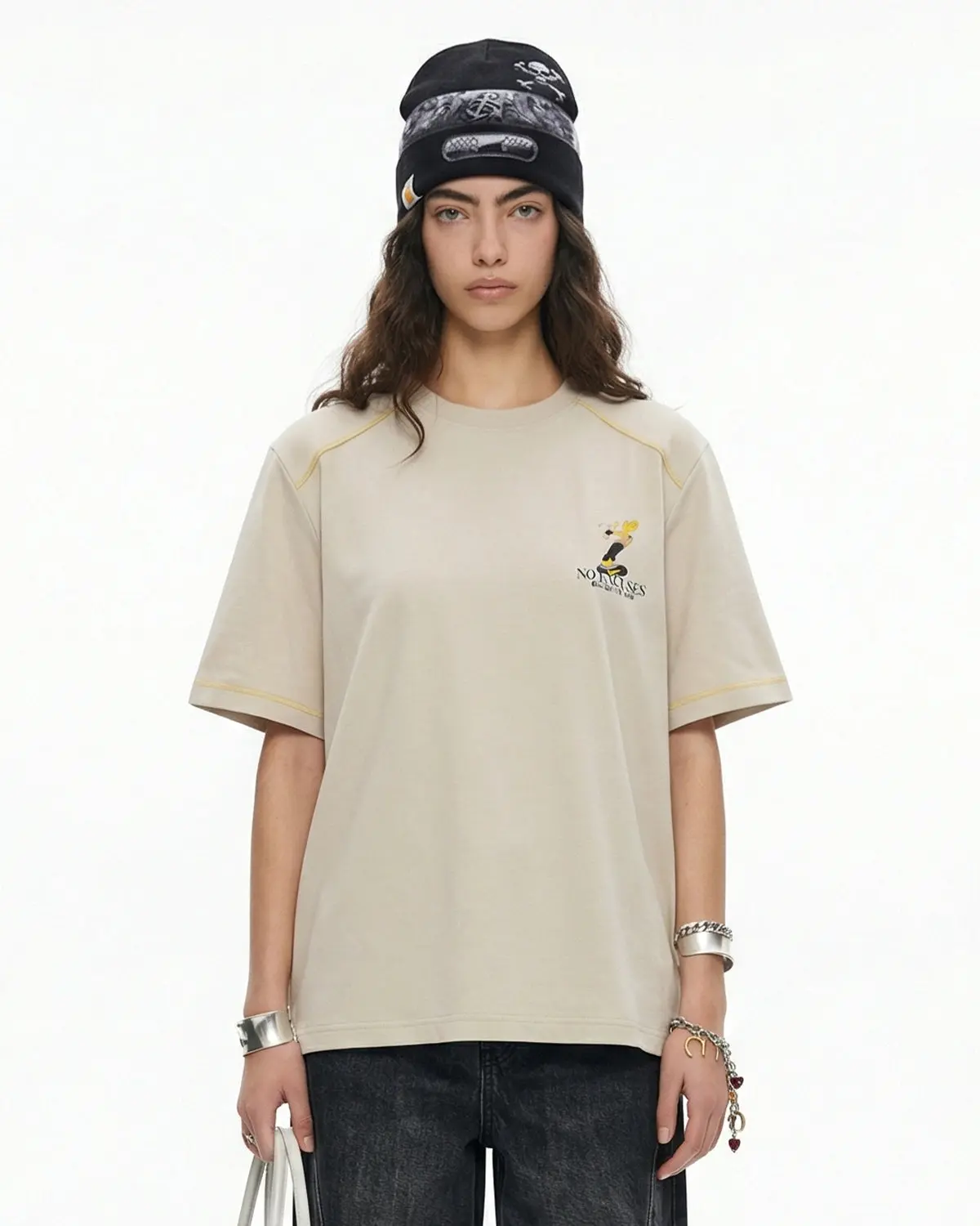 Contrast Stitching Graphic Tees | Inflation Streetwear - Image 6