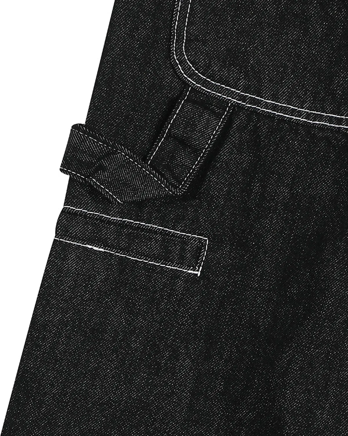 Contrast Stitching Raw Cargo Jorts | Inflation Streetwear - Image 8