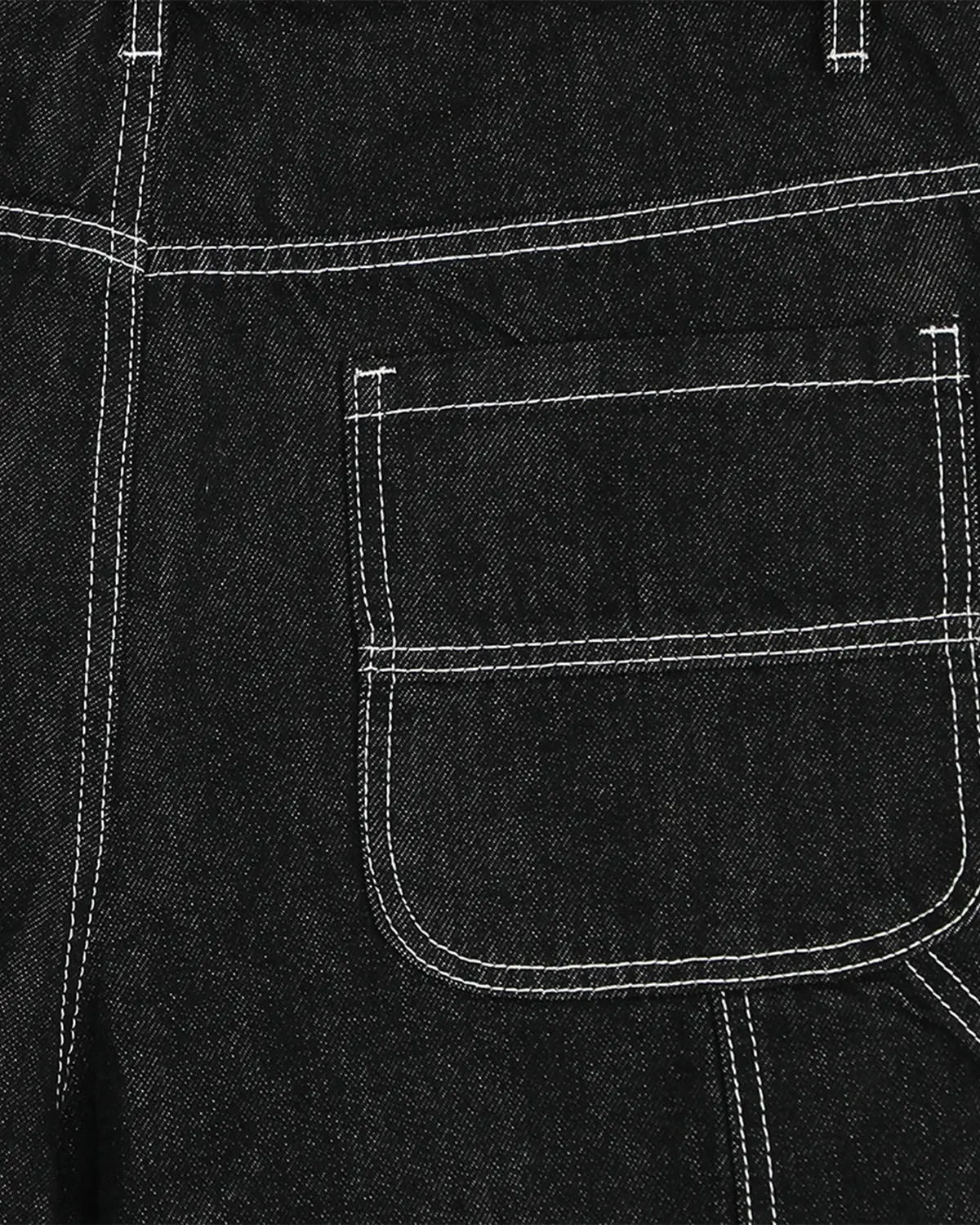 Contrast Stitching Raw Cargo Jorts | Inflation Streetwear - Image 9