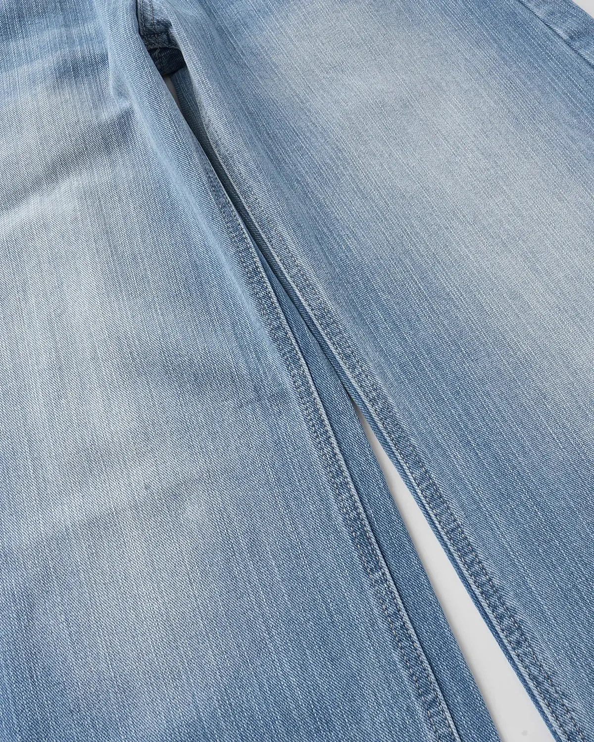 Cross Stud Bamboo Weave Baggy Jeans | Inflation Streetwear - Image 9