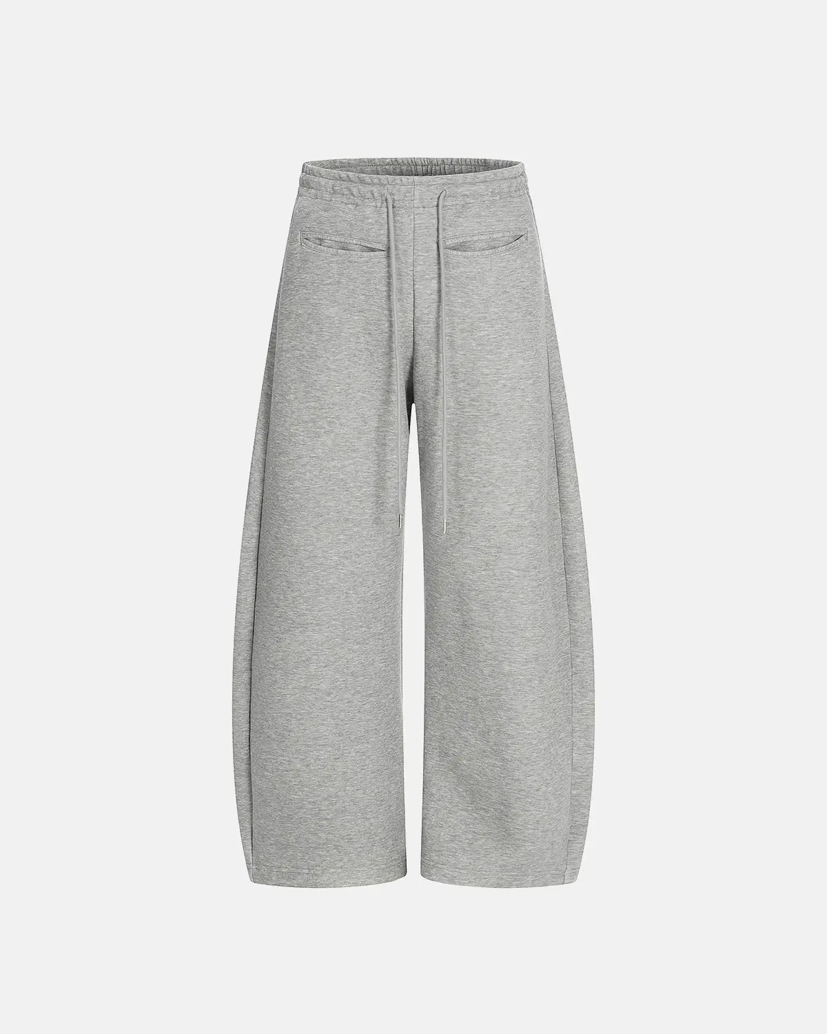Curved Wide-Leg Sweatpants | Inflation Streetwear