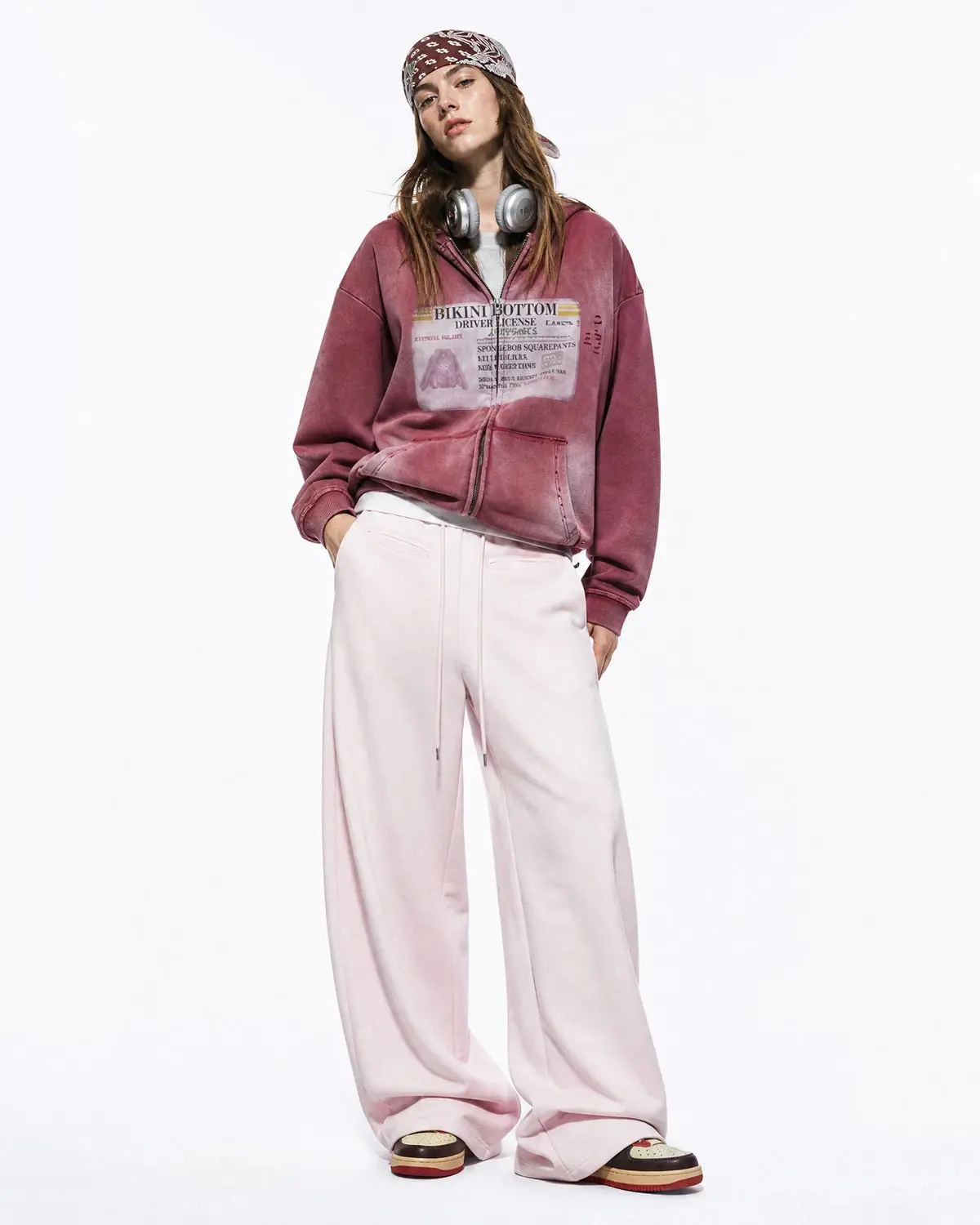 Curved Wide-Leg Sweatpants | Inflation Streetwear - Image 6