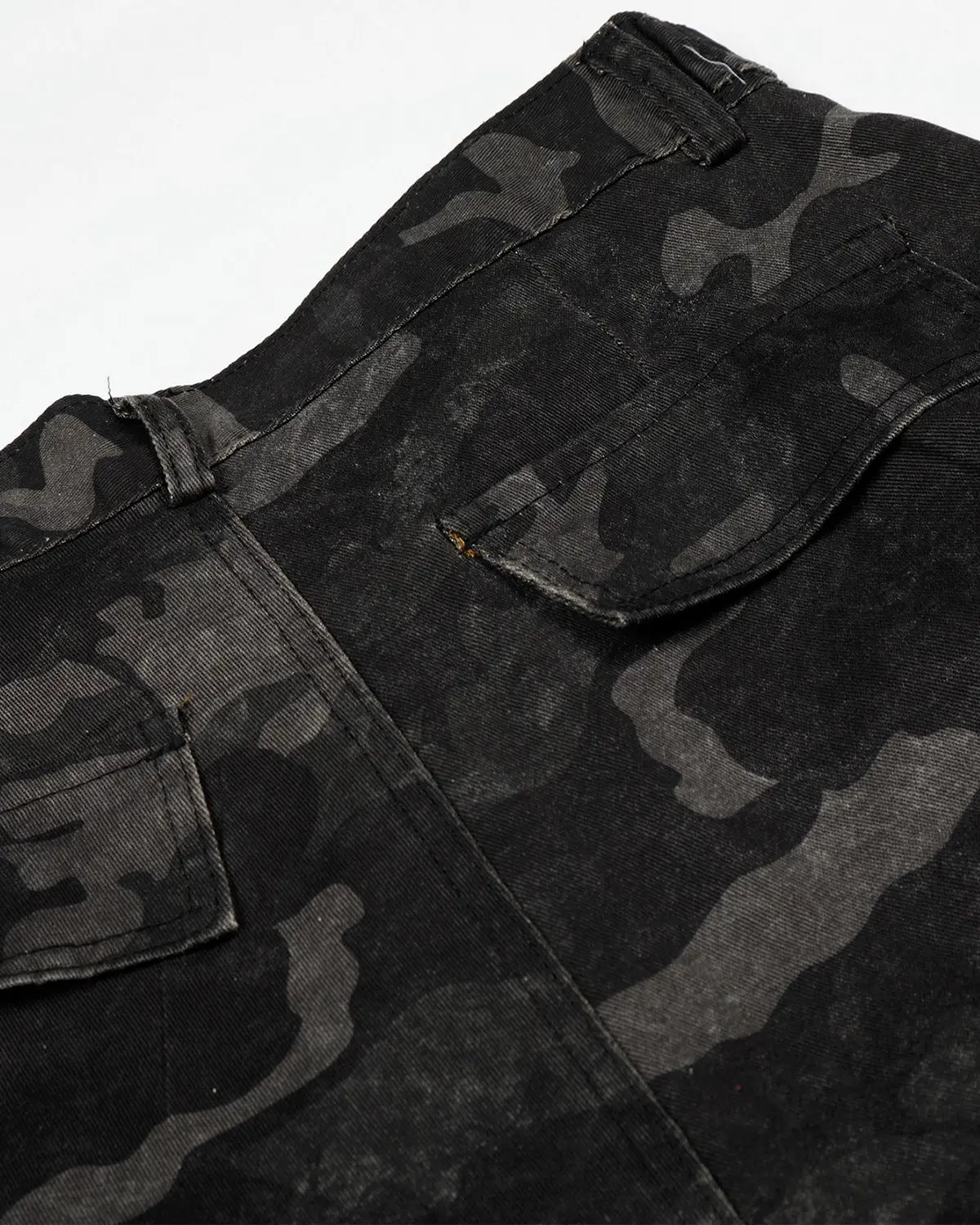 Dark Camo Cargo Shorts | Inflation Streetwear - Image 8