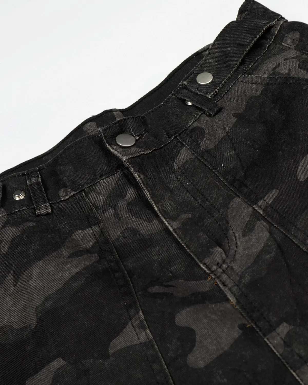 Dark Camo Cargo Shorts | Inflation Streetwear - Image 9