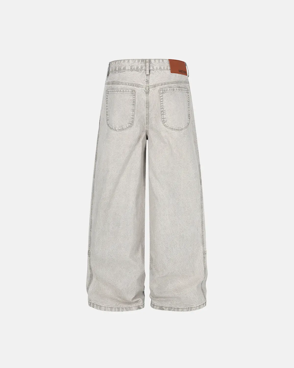 Deconstructed Distressed Barrel Jeans | Inflation Streetwear - Image 10