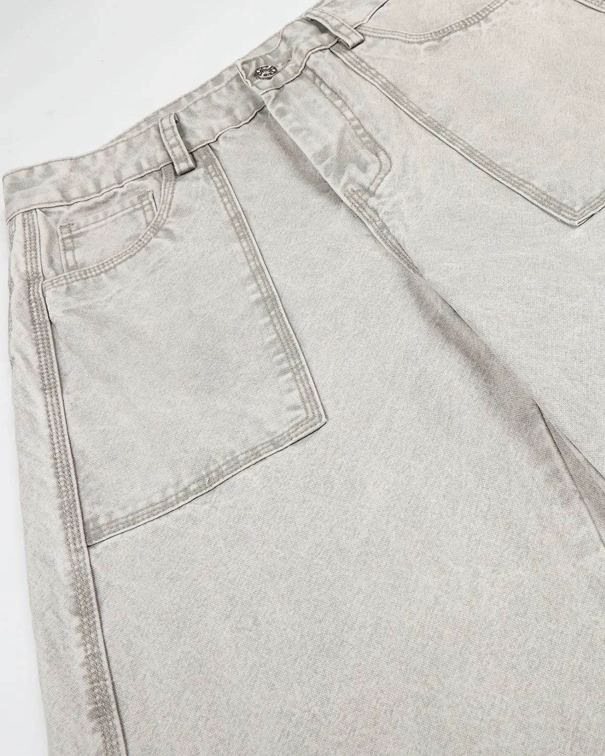 Deconstructed Distressed Barrel Jeans | Inflation Streetwear - Image 12