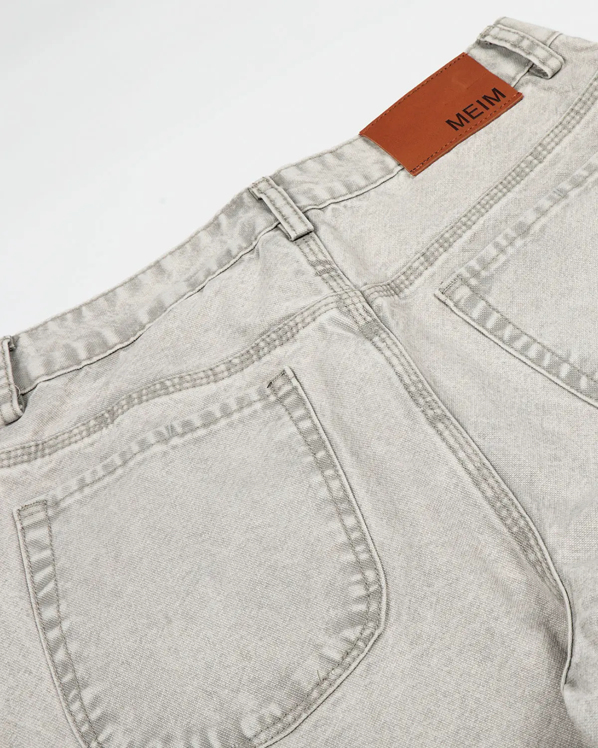 Deconstructed Distressed Barrel Jeans | Inflation Streetwear - Image 15