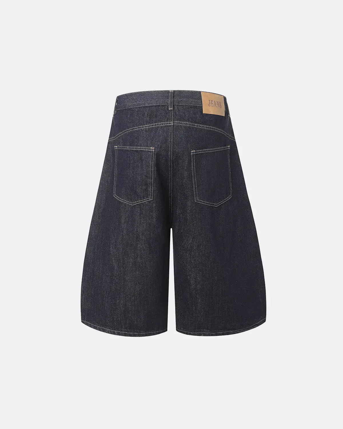 Deconstructed Scimitar Denim Longline Jorts | Inflation Streetwear - Image 2