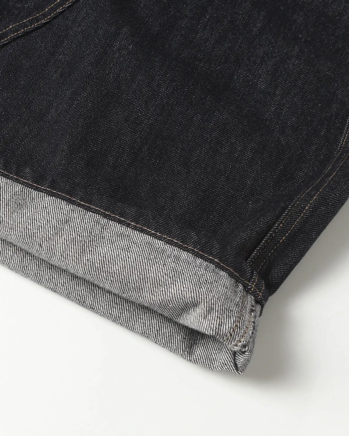 Deconstructed Scimitar Denim Longline Jorts | Inflation Streetwear - Image 6