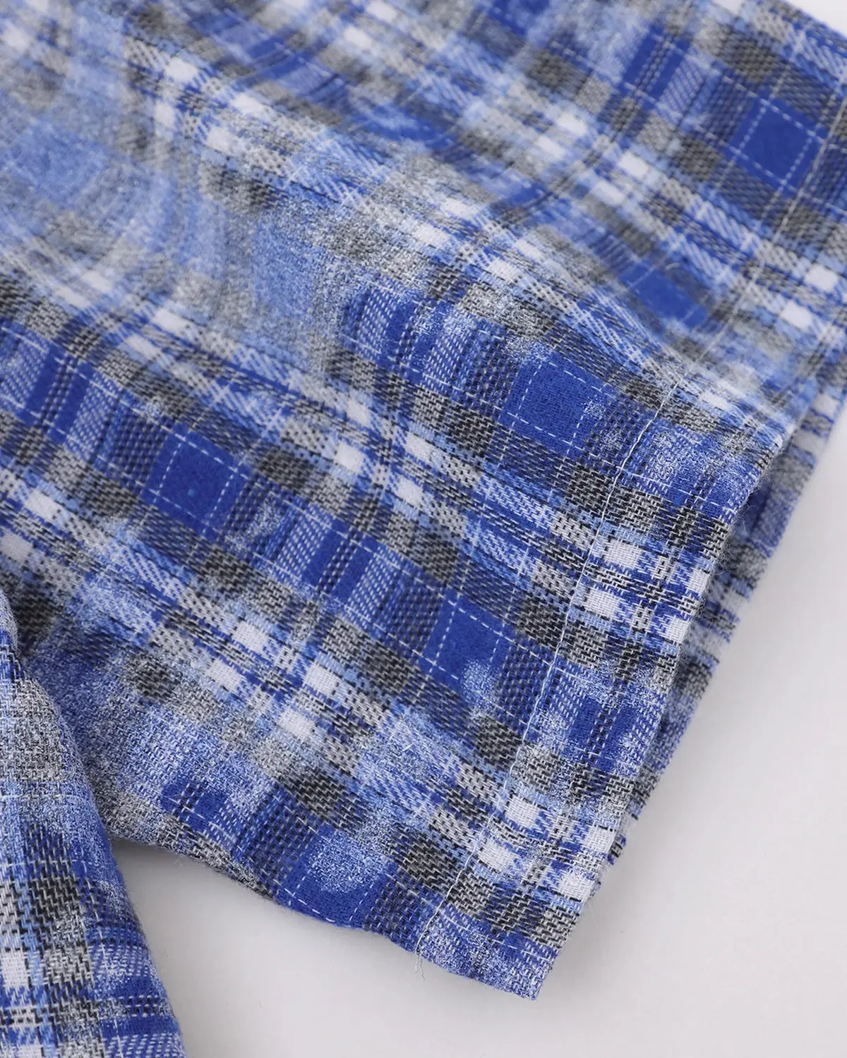 Devil Embroidered Plaid Shirt | Inflation Streetwear - Image 10