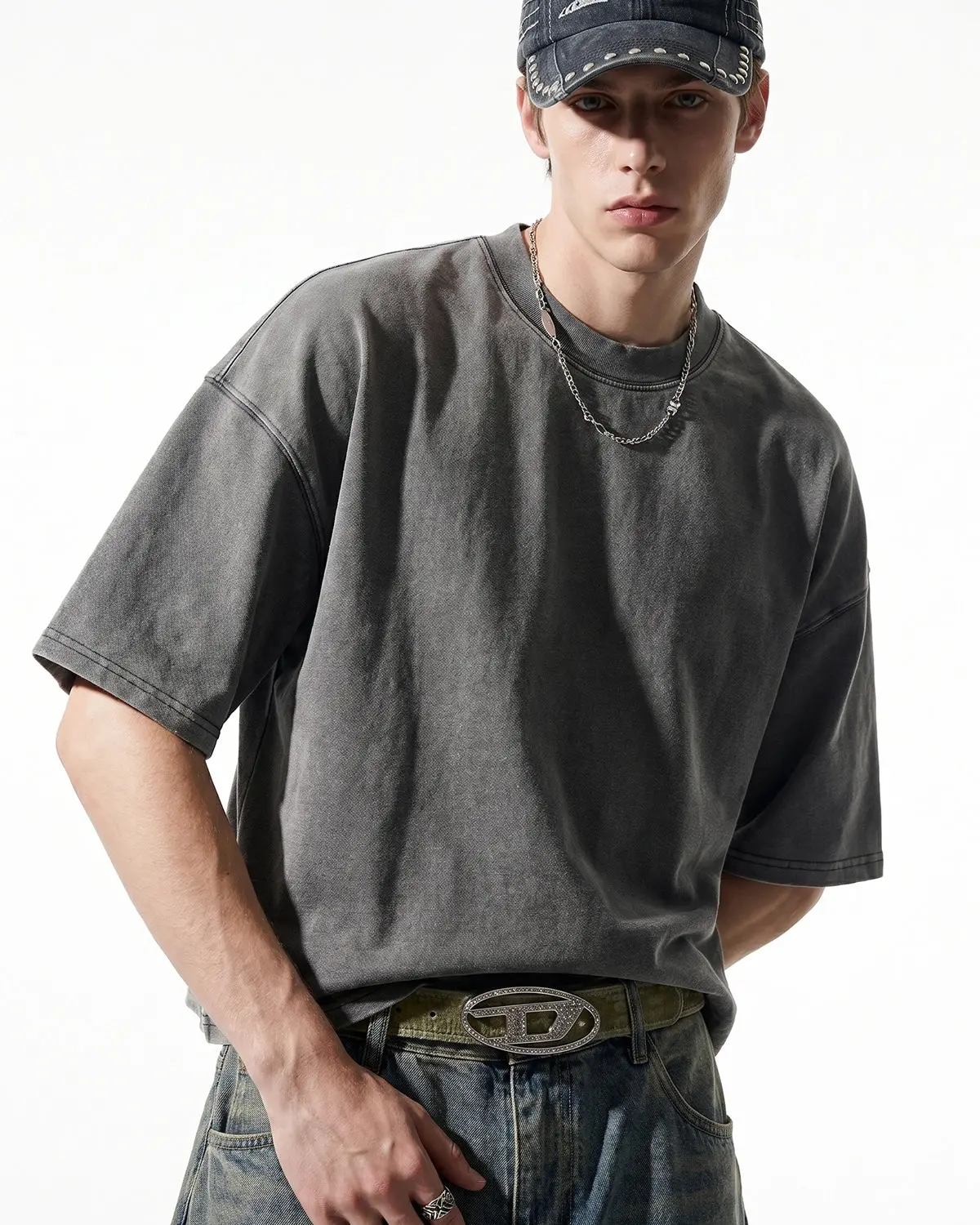 Distressed Boxy Washed Tees | Inflation Streetwear - Image 5