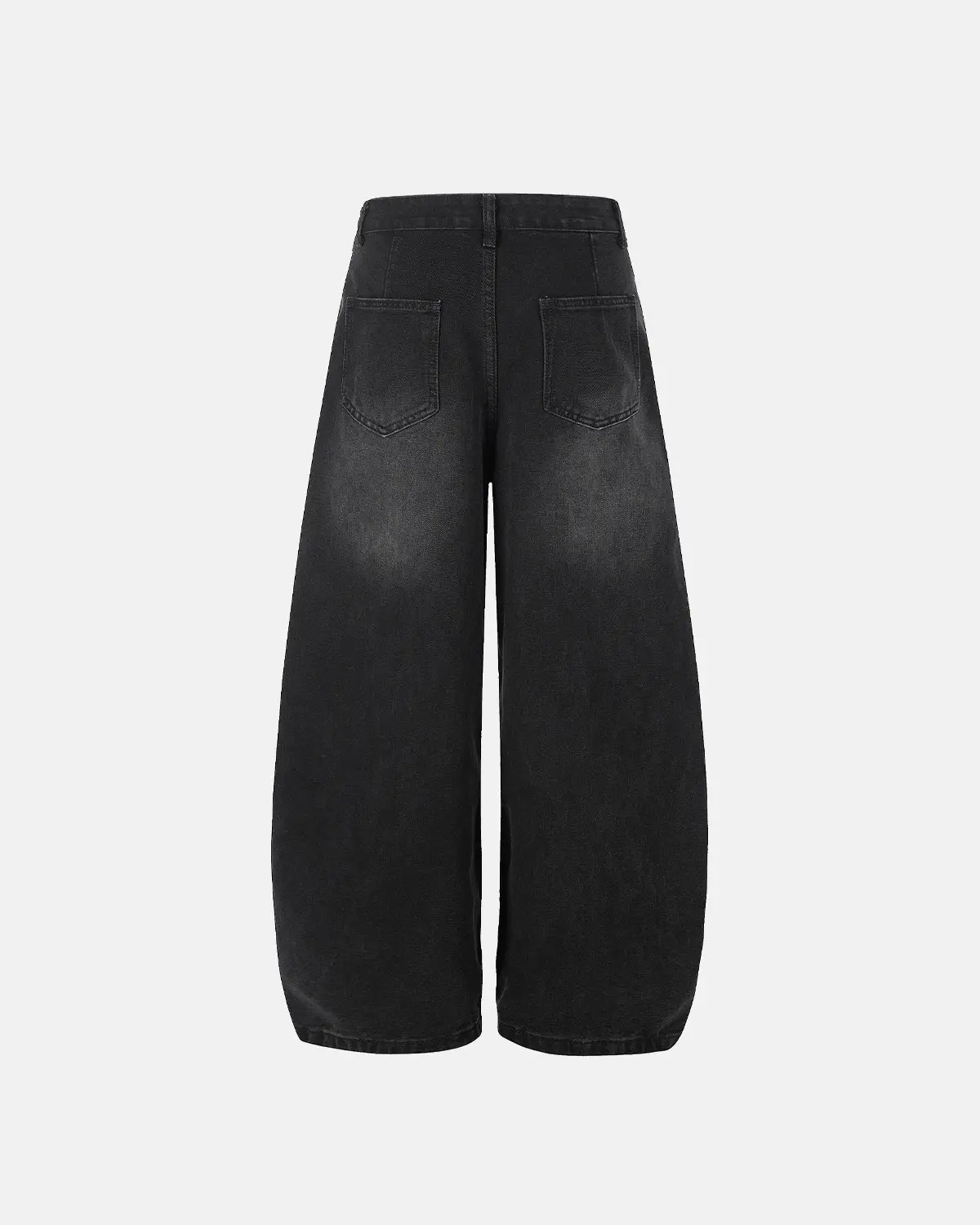 Distressed Eyelet Barrel Jeans | Inflation Streetwear - Image 2