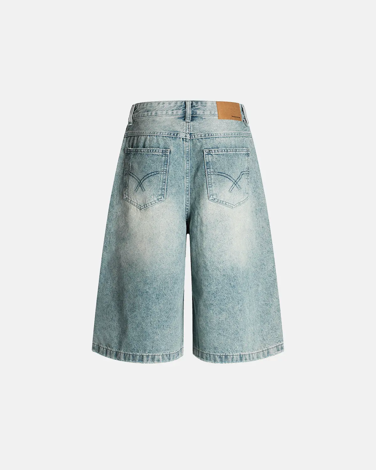 Distressed Longline Jorts | Inflation Streetwear - Image 2