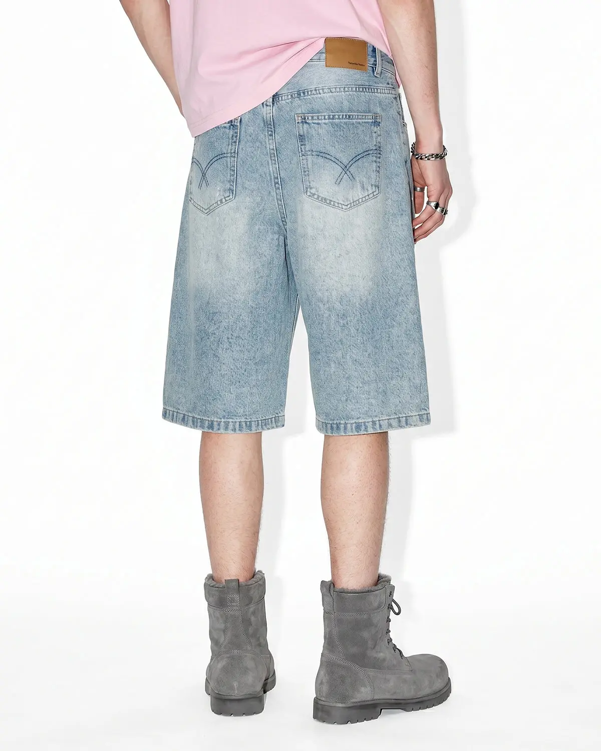 Distressed Longline Jorts | Inflation Streetwear - Image 4