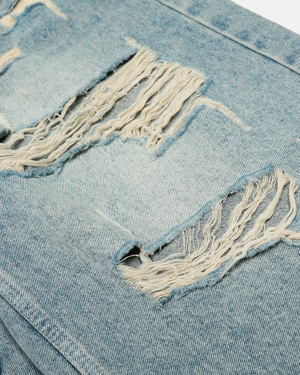 Distressed Longline Jorts | Inflation Streetwear - Image 6