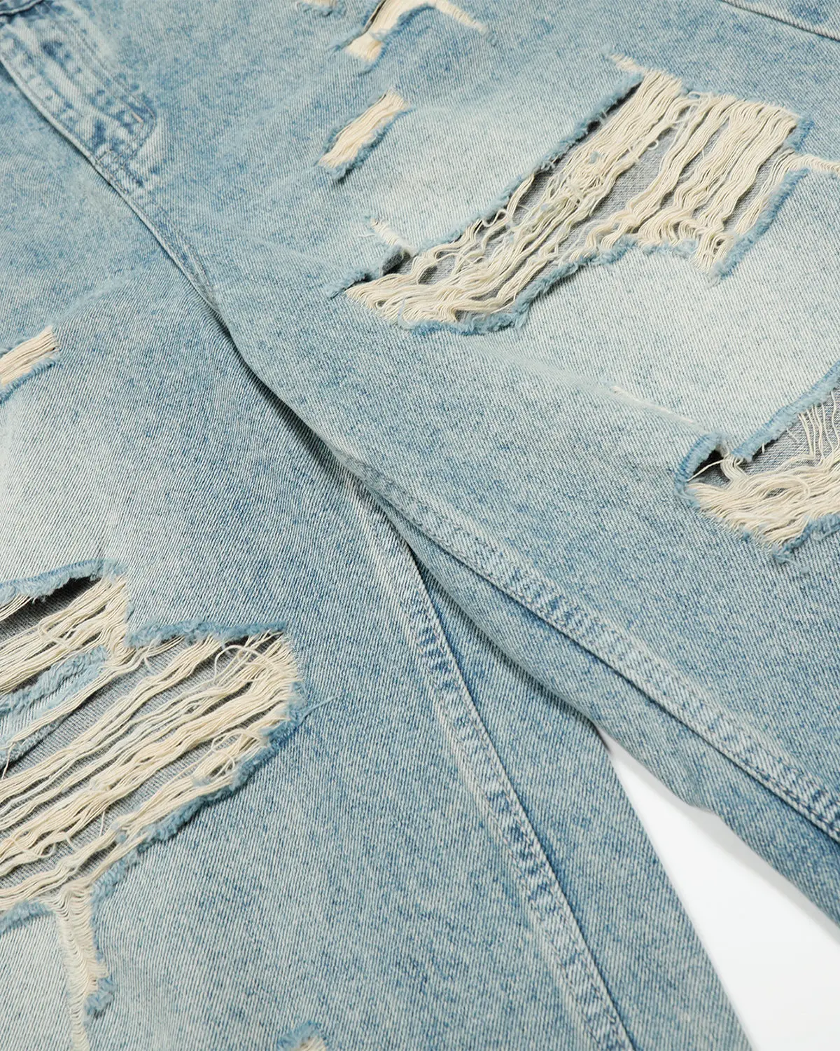 Distressed Longline Jorts | Inflation Streetwear - Image 7