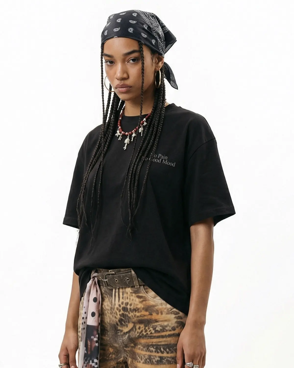 Distressed Reflective Washed T-Shirt | Inflation Streetwear - Image 3