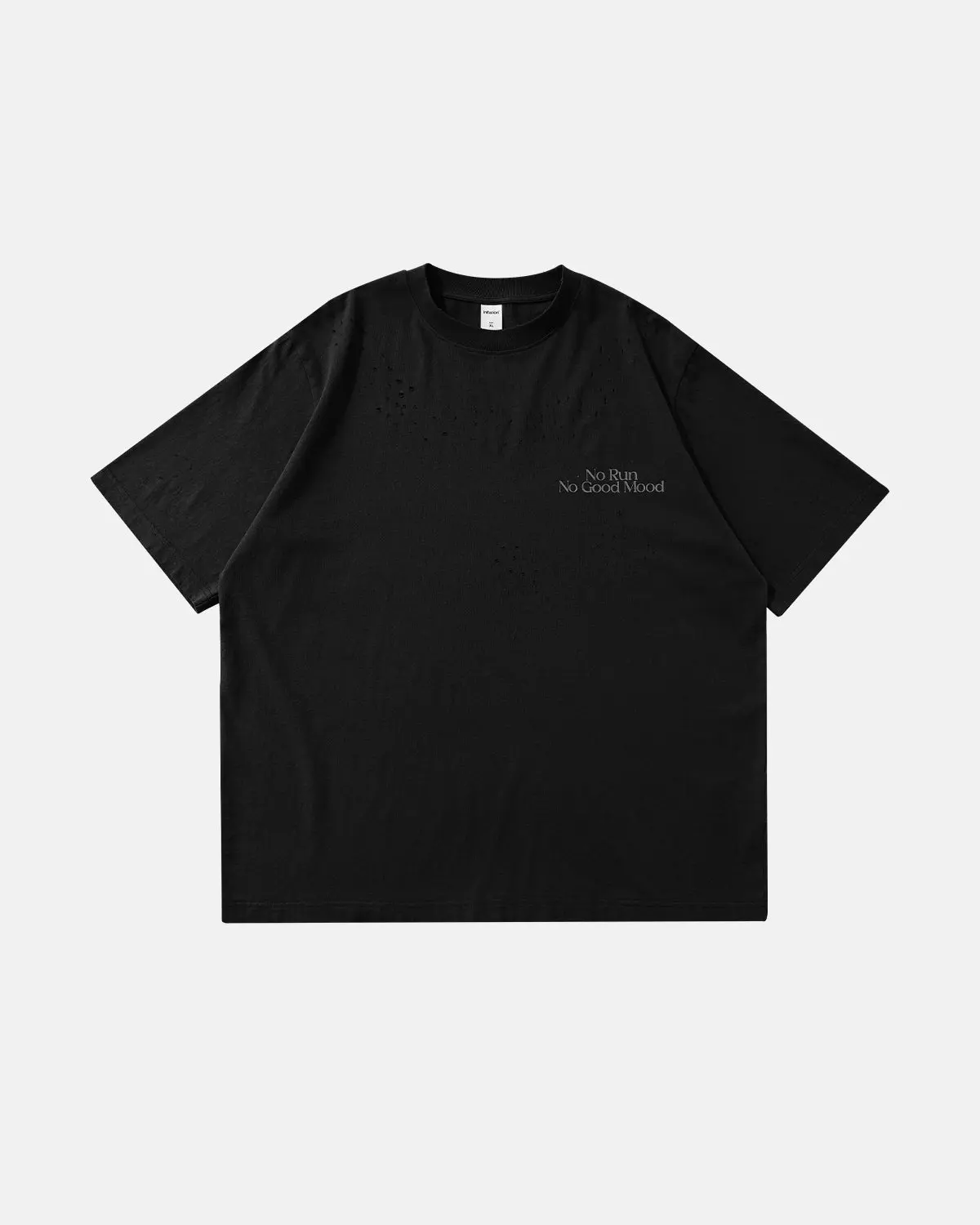 Distressed Reflective Washed T-Shirt | Inflation Streetwear - Image 4