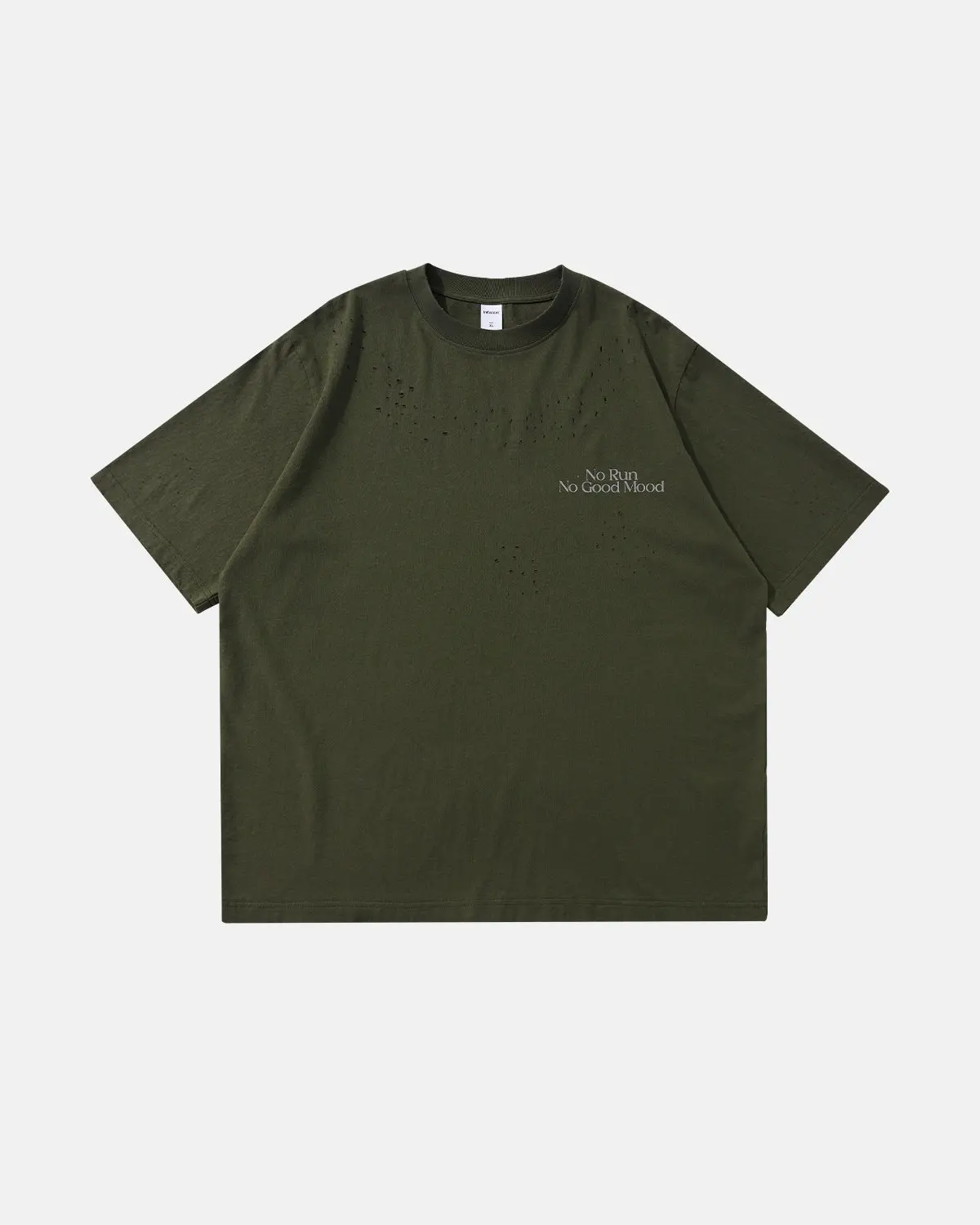 Distressed Reflective Washed T-Shirt | Inflation Streetwear - Image 6