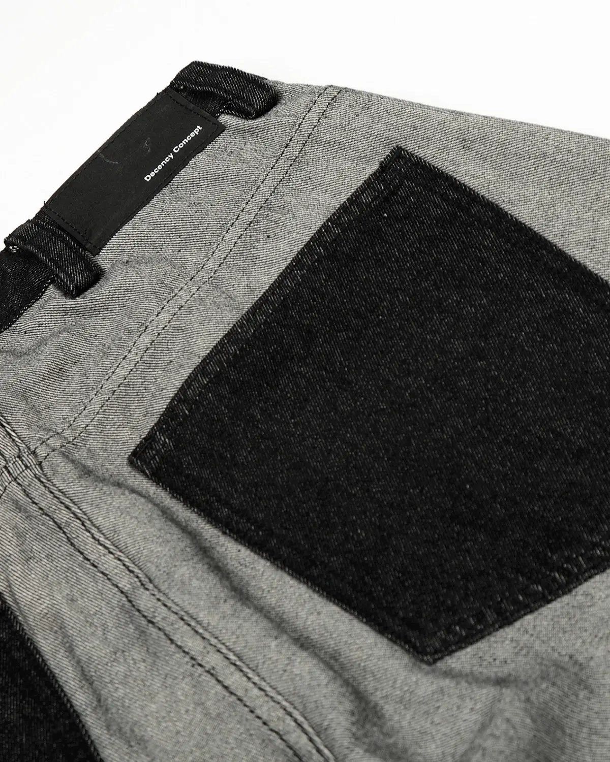 Distressed Reverse Design Baggy Jeans | Inflation Streetwear - Image 12