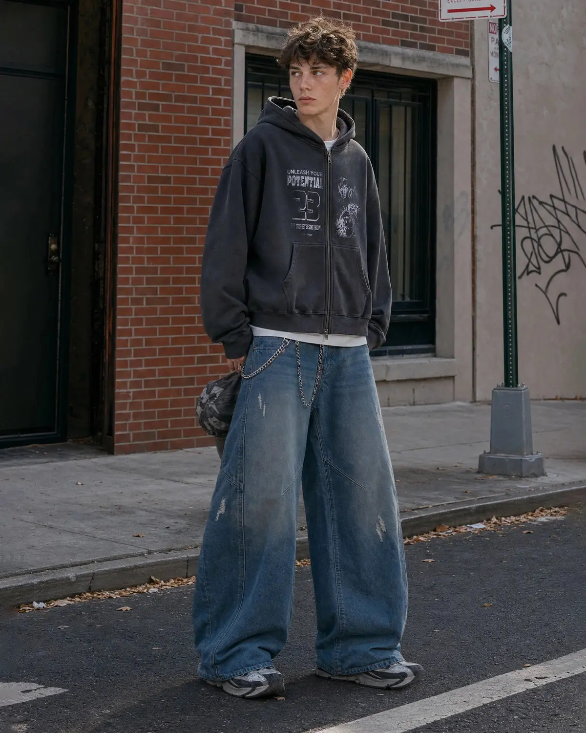 Distressed Ripped Baggy Jeans | Inflation Streetwear - Image 4
