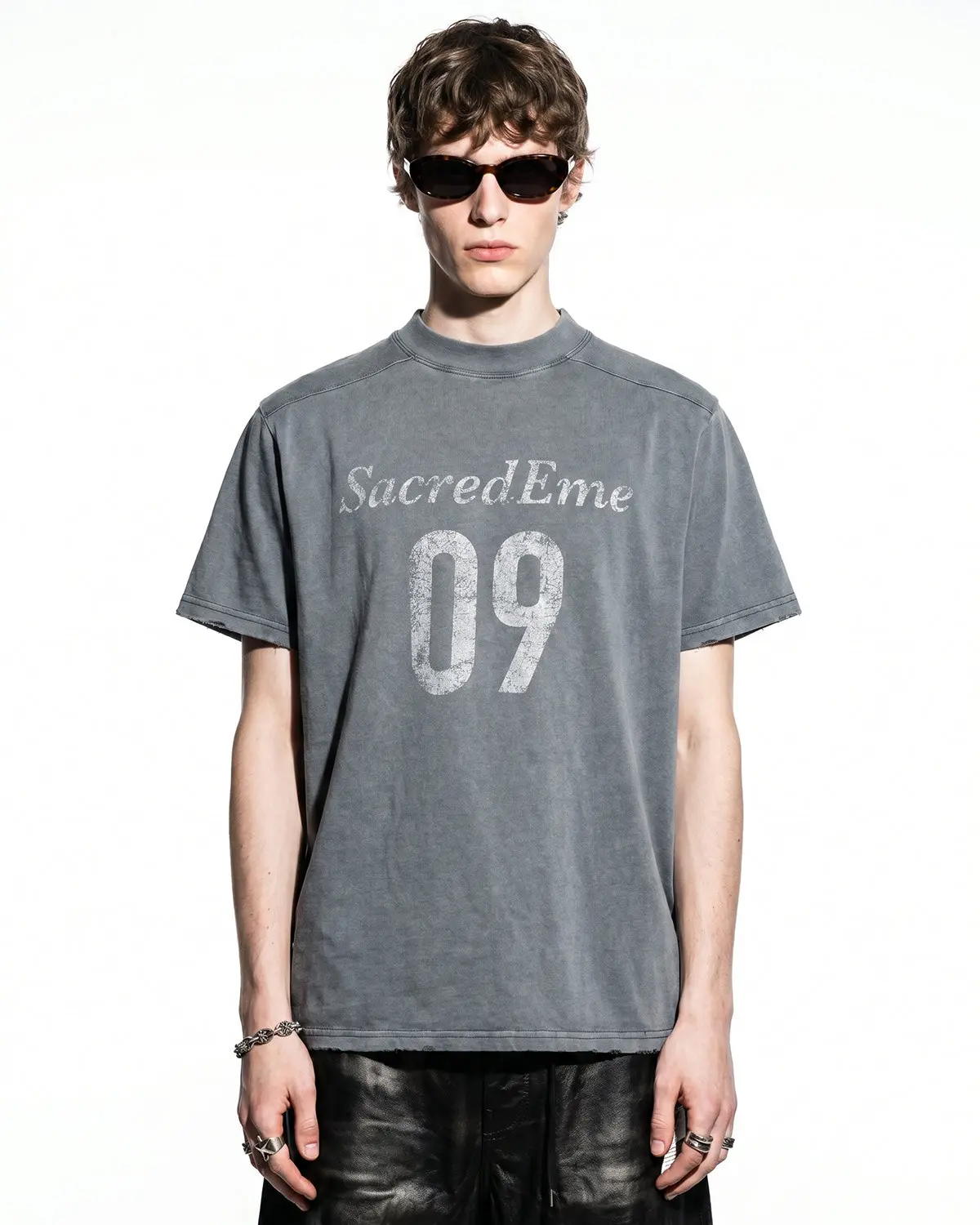 Distressed Spray Wash Graphic T-Shirt | Inflation Streetwear - Image 3