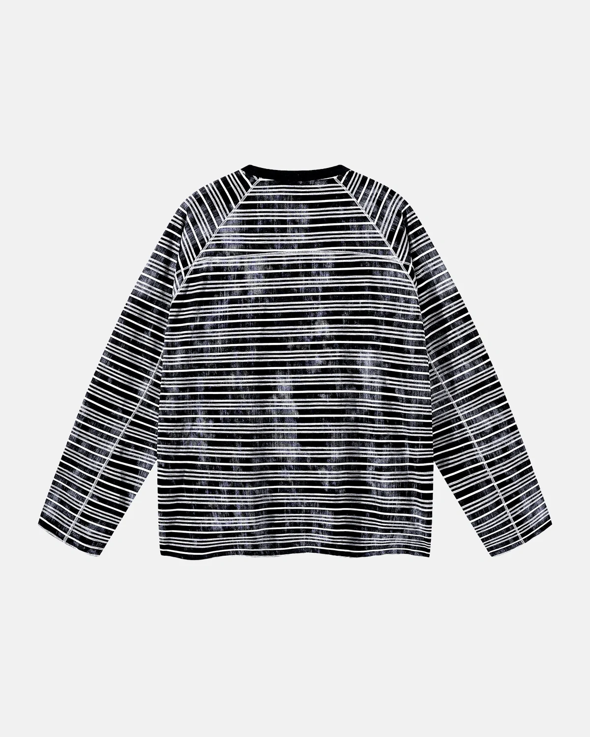 Dirty Dye Stripe Raglan Long Sleeve Tee | Inflation Streetwear - Image 6