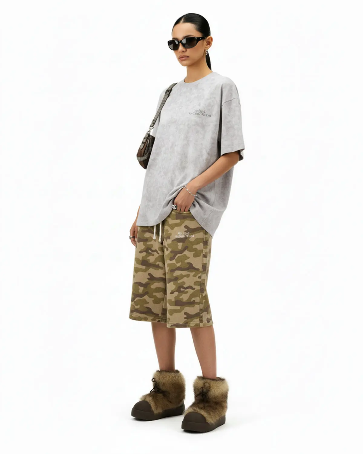 Distressed Tie-Dye Reflective Print T-Shirt | Inflation Streetwear - Image 10