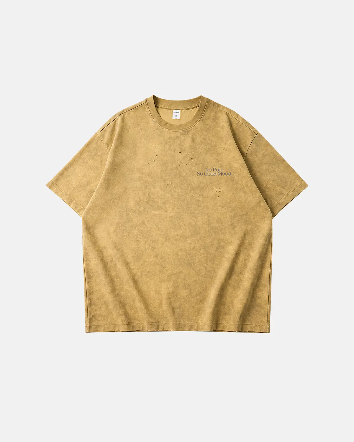 Distressed Tie-Dye Reflective Print T-Shirt | Inflation Streetwear - Image 4