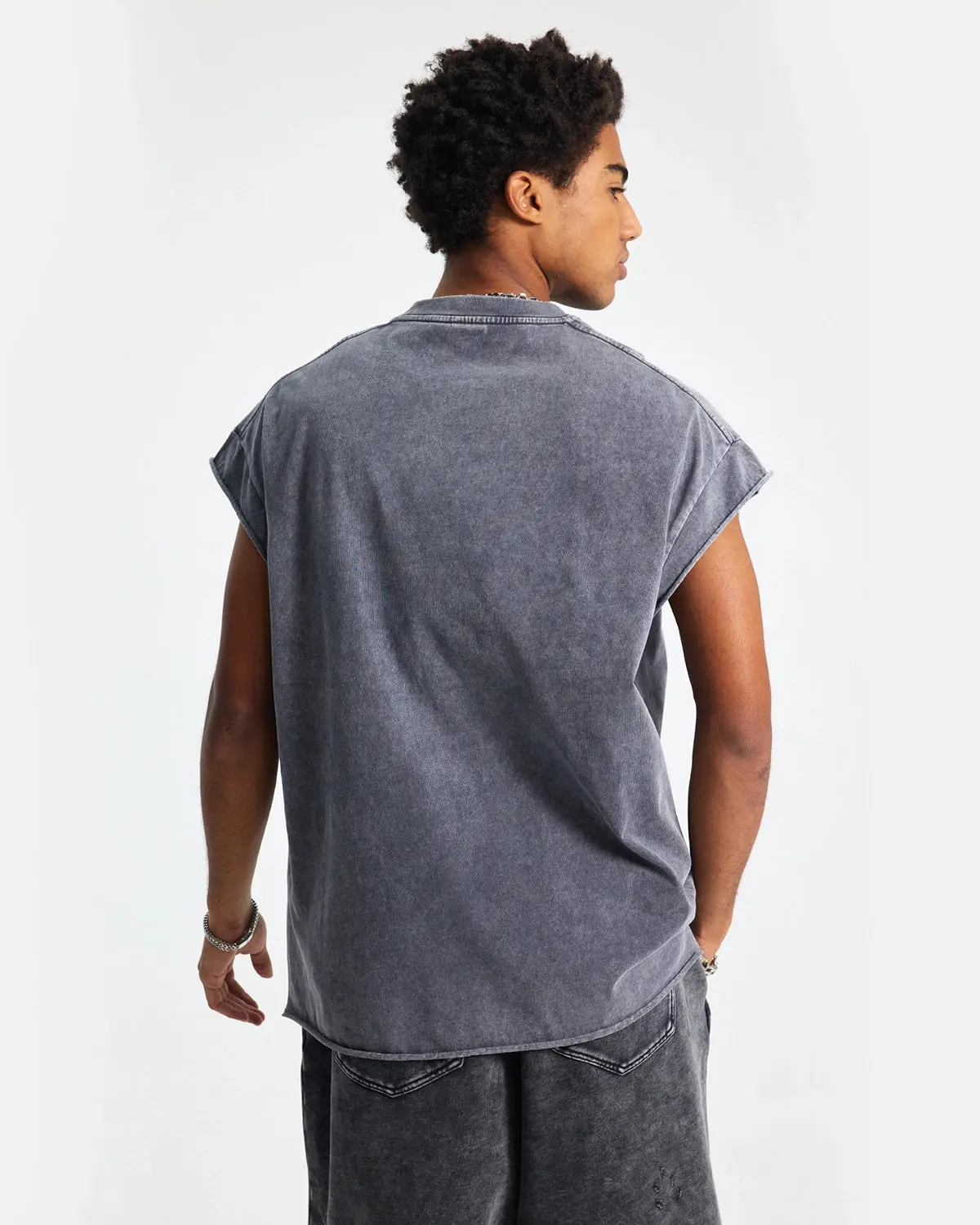 Distressed Wash Tank Top | Inflation Streetwear - Image 4
