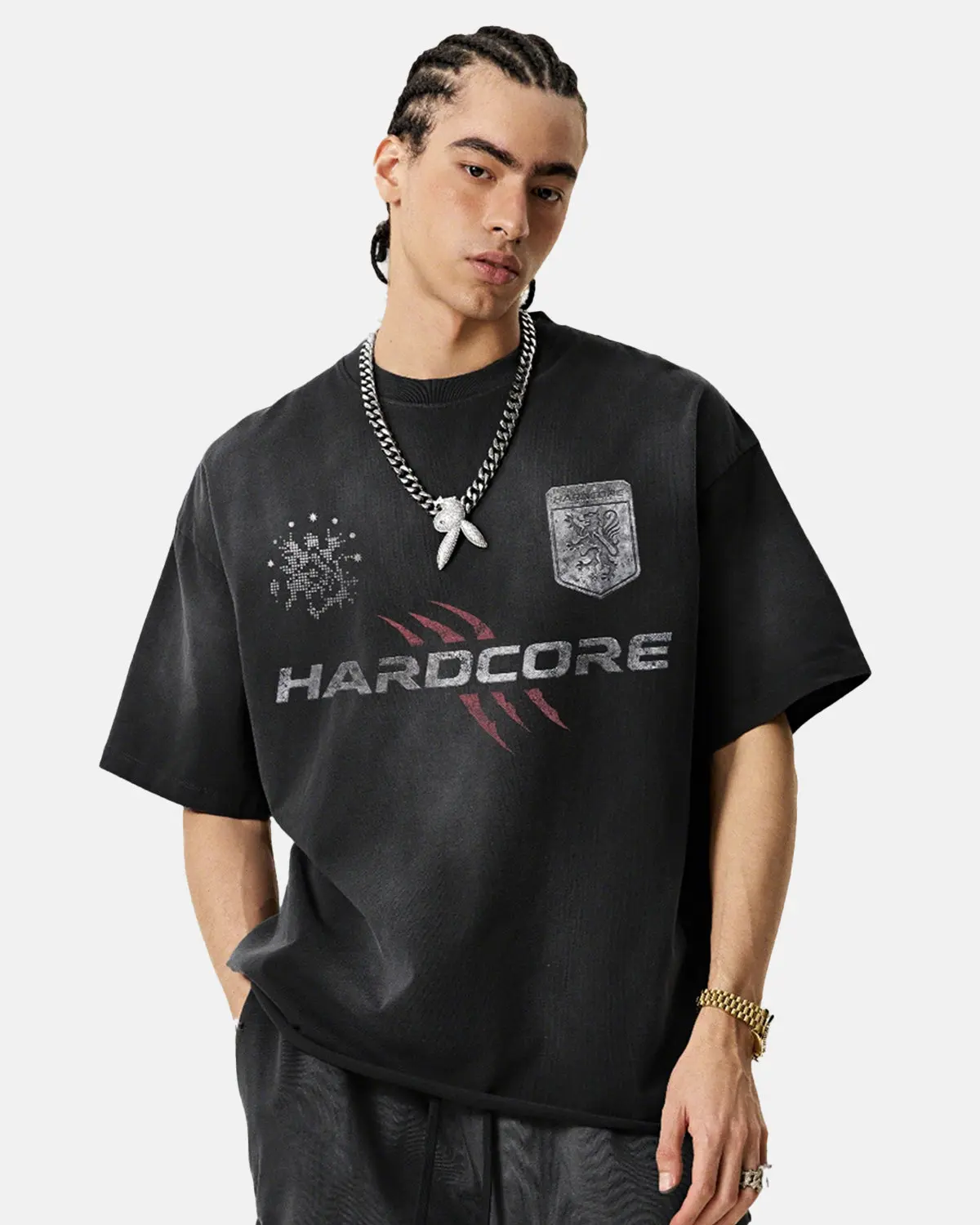 Distressed Washed Graphic T-Shirt | Inflation Streetwear - Image 4