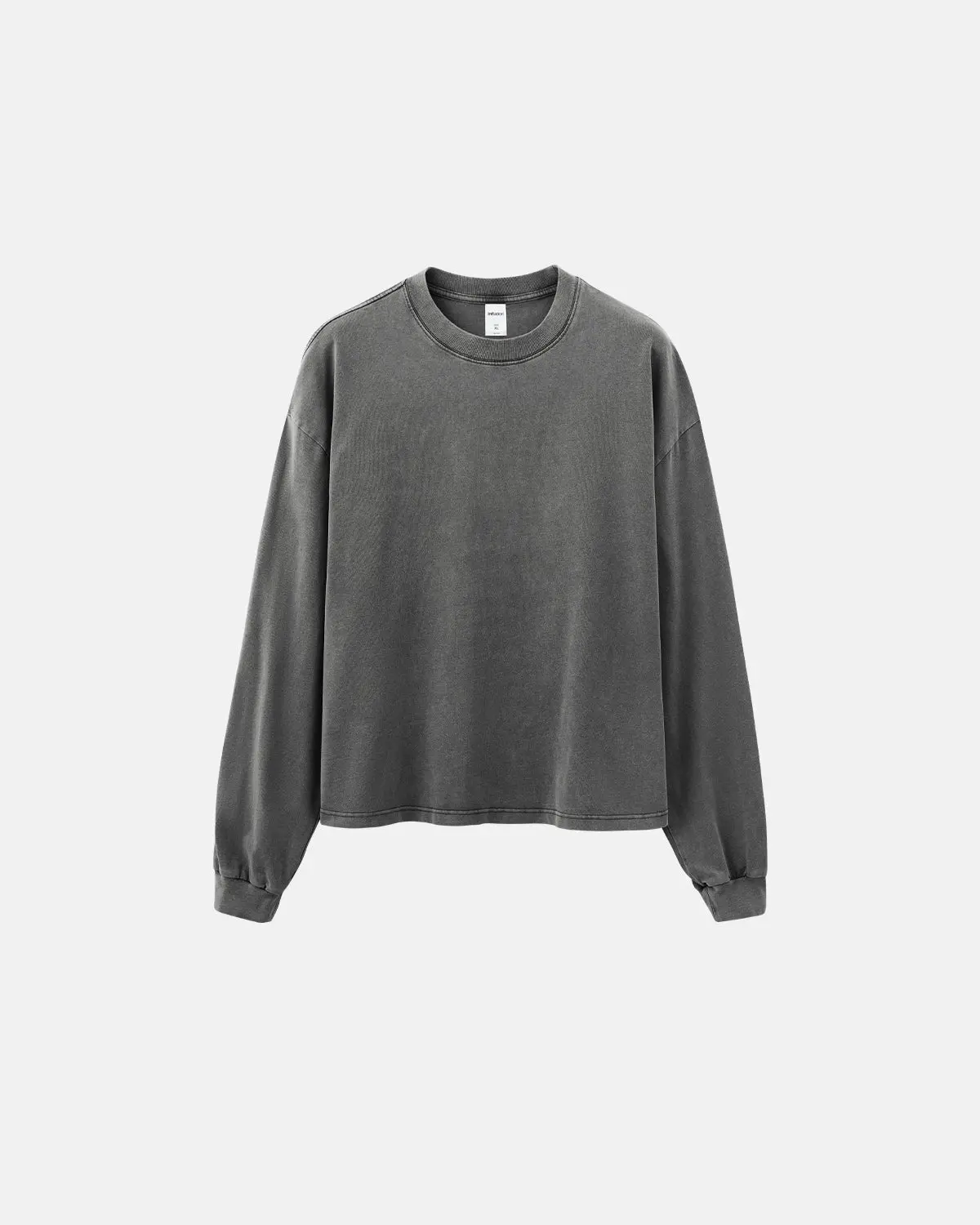 Distressed Washed Long Sleeve Tees | Inflation Streetwear - Image 2