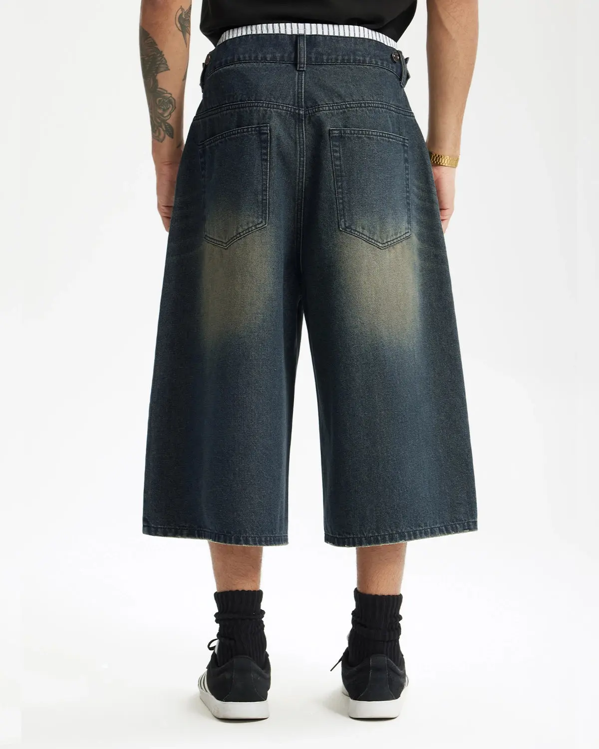 Double Waist Baggy Jorts | Inflation Streetwear - Image 10