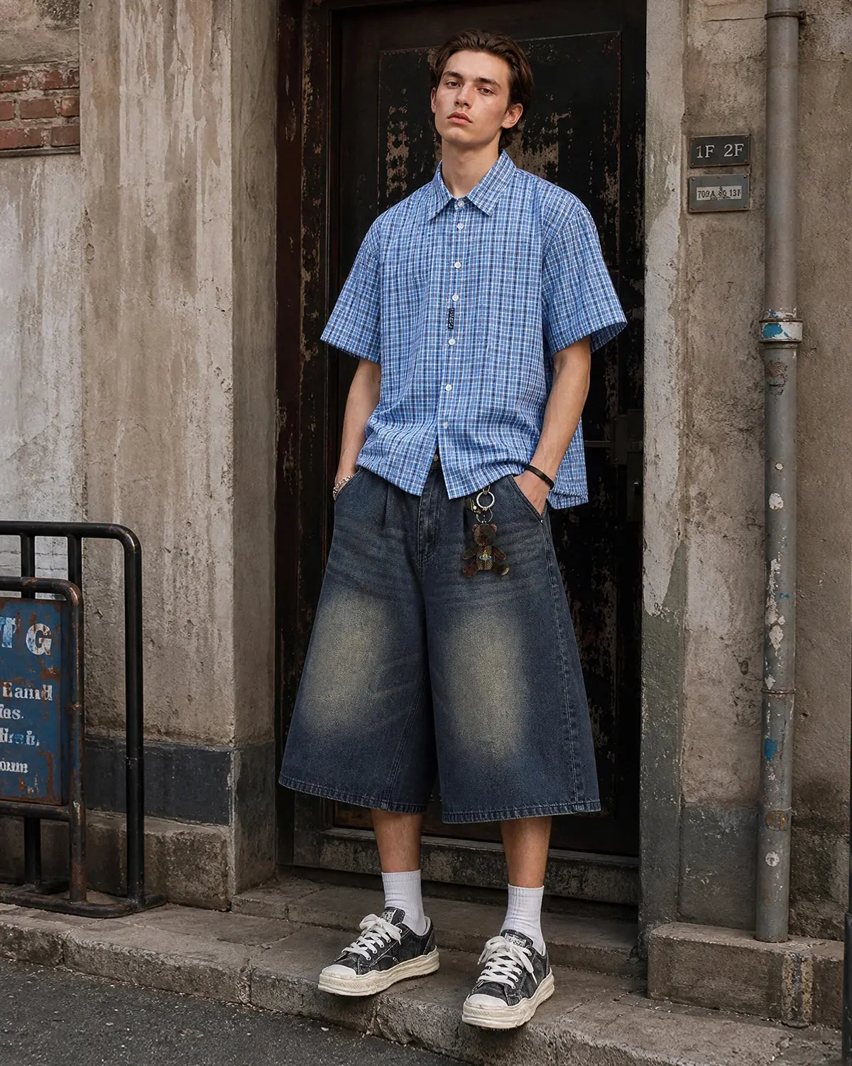 Double Waist Baggy Jorts | Inflation Streetwear - Image 4