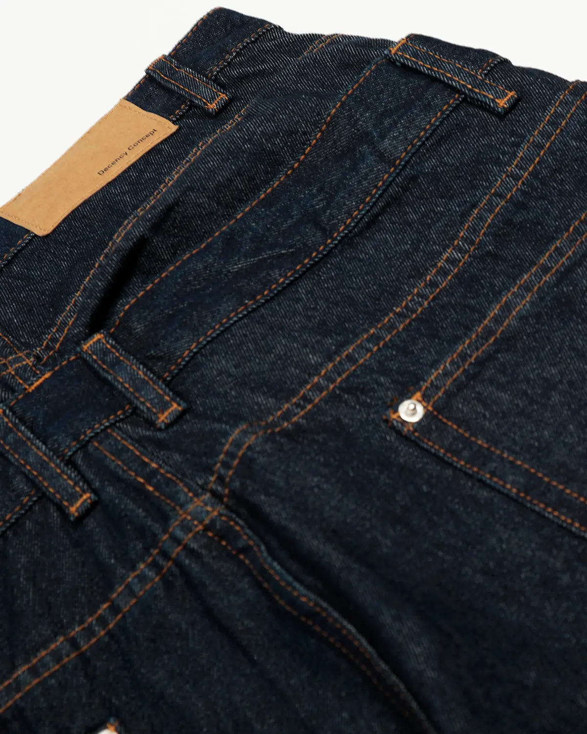 Double Waist Raw Baggy Jeans| Inflation Streetwear - Image 7