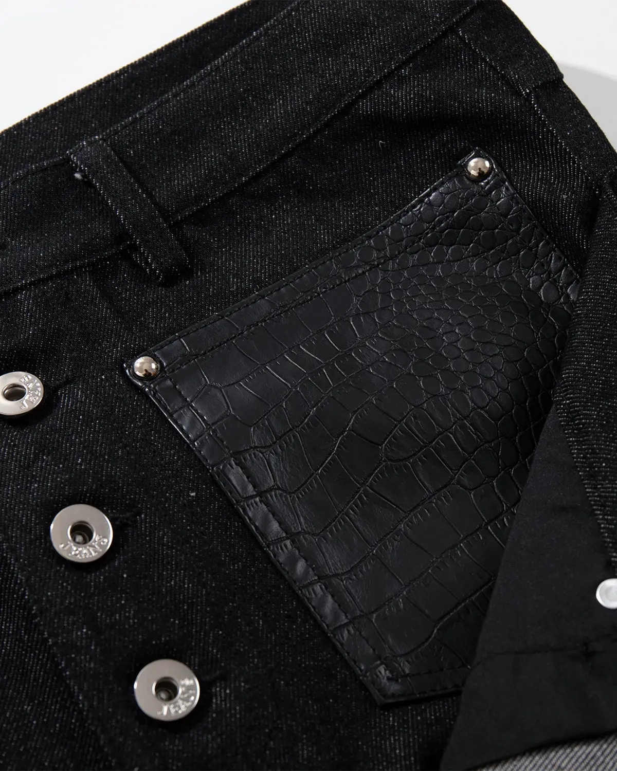 Double Wasit Raw Super Baggy Jeans | Inflation Streetwear - Image 11