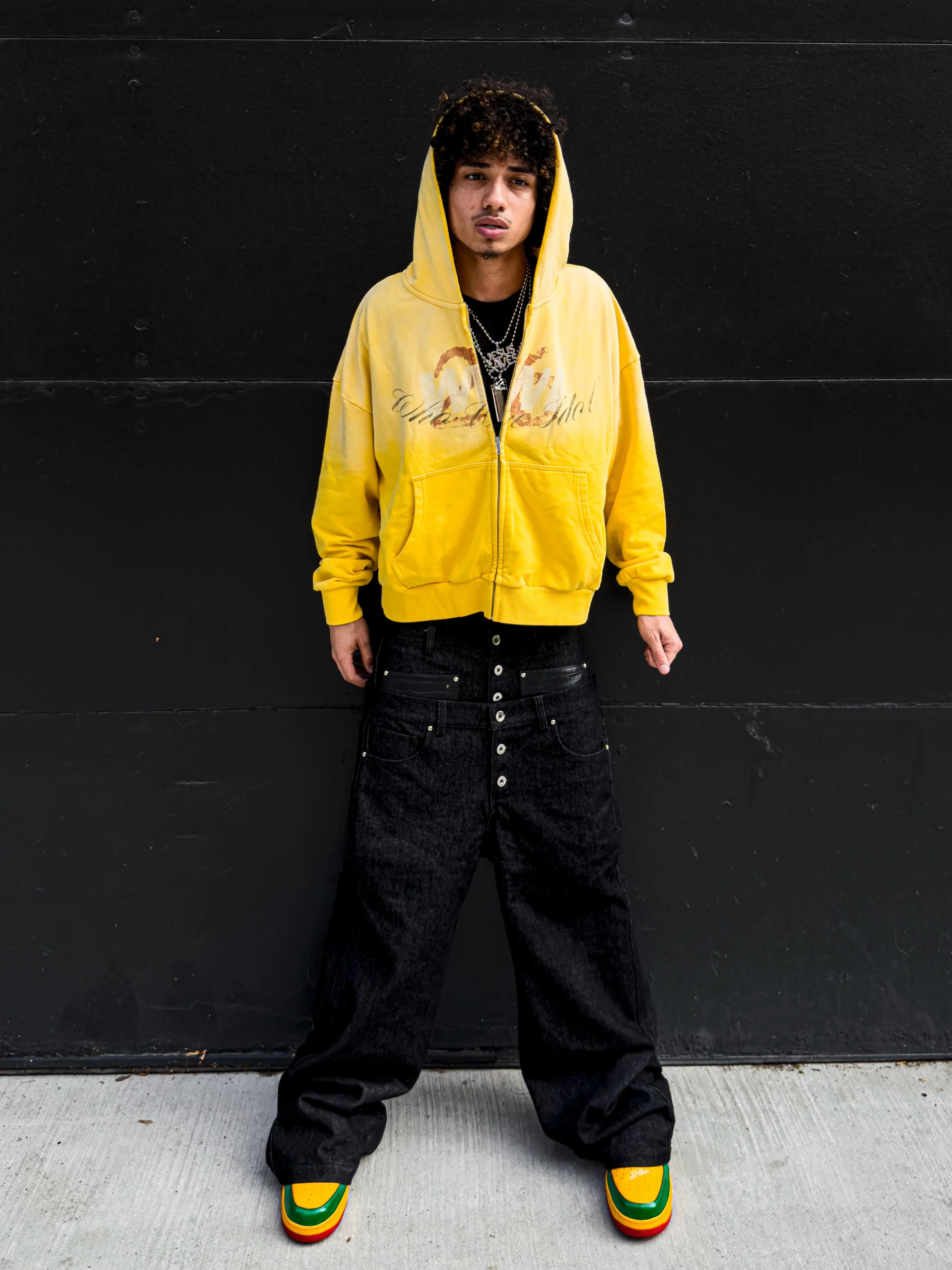 Double Wasit Raw Super Baggy Jeans | Inflation Streetwear - Image 3