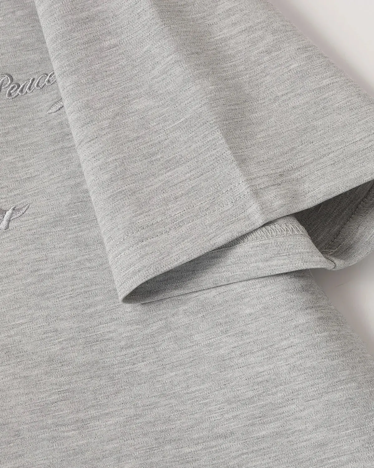 Dove Embroidered Mock Neck T-Shirt | Inflation Streetwear - Image 9